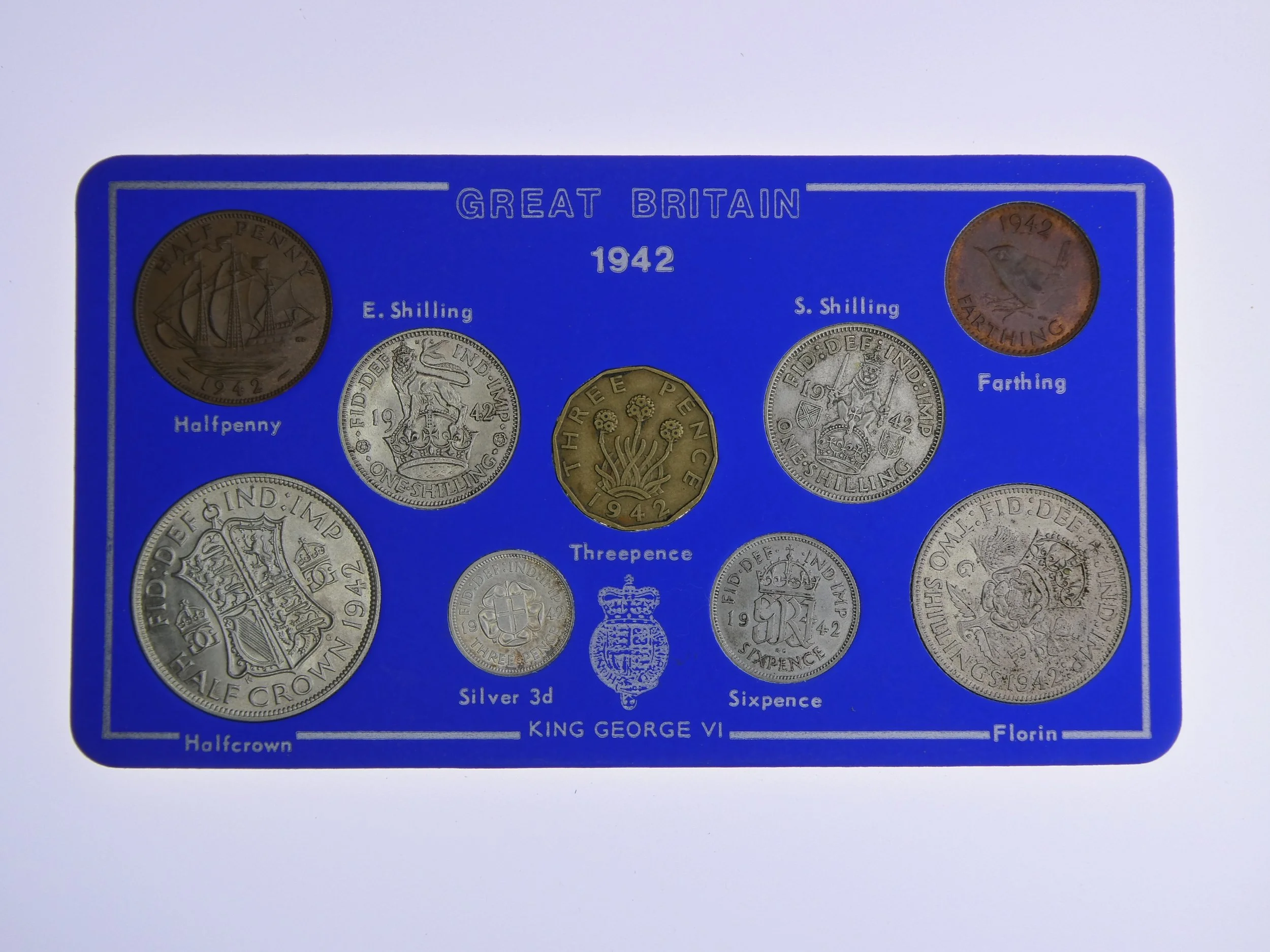 Annual Card Coin Collection 1942 front