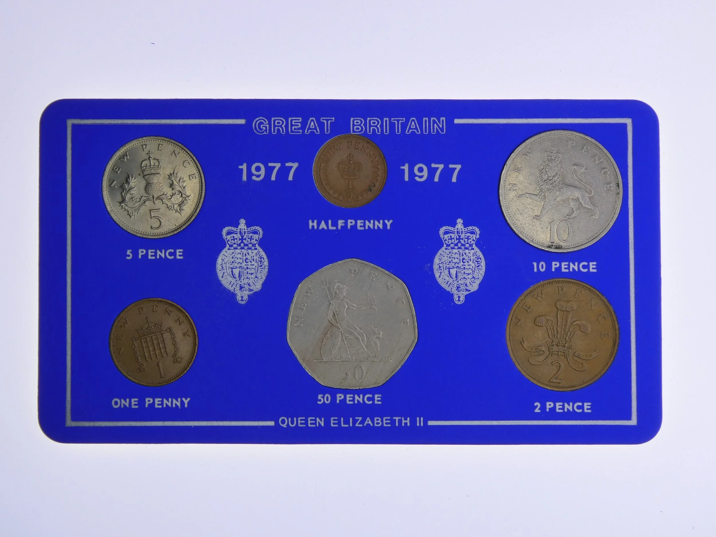 Annual Card Coin Collection 1977 front