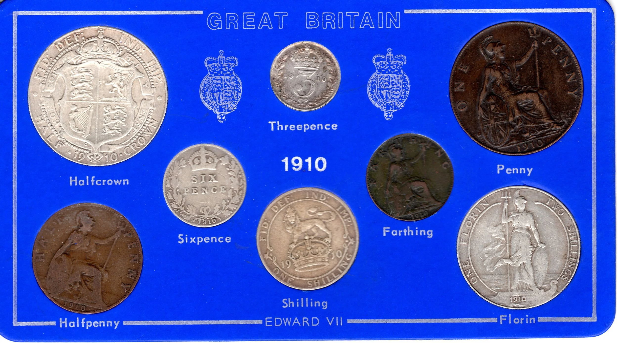 Annual Card Coin Collection 1910 front