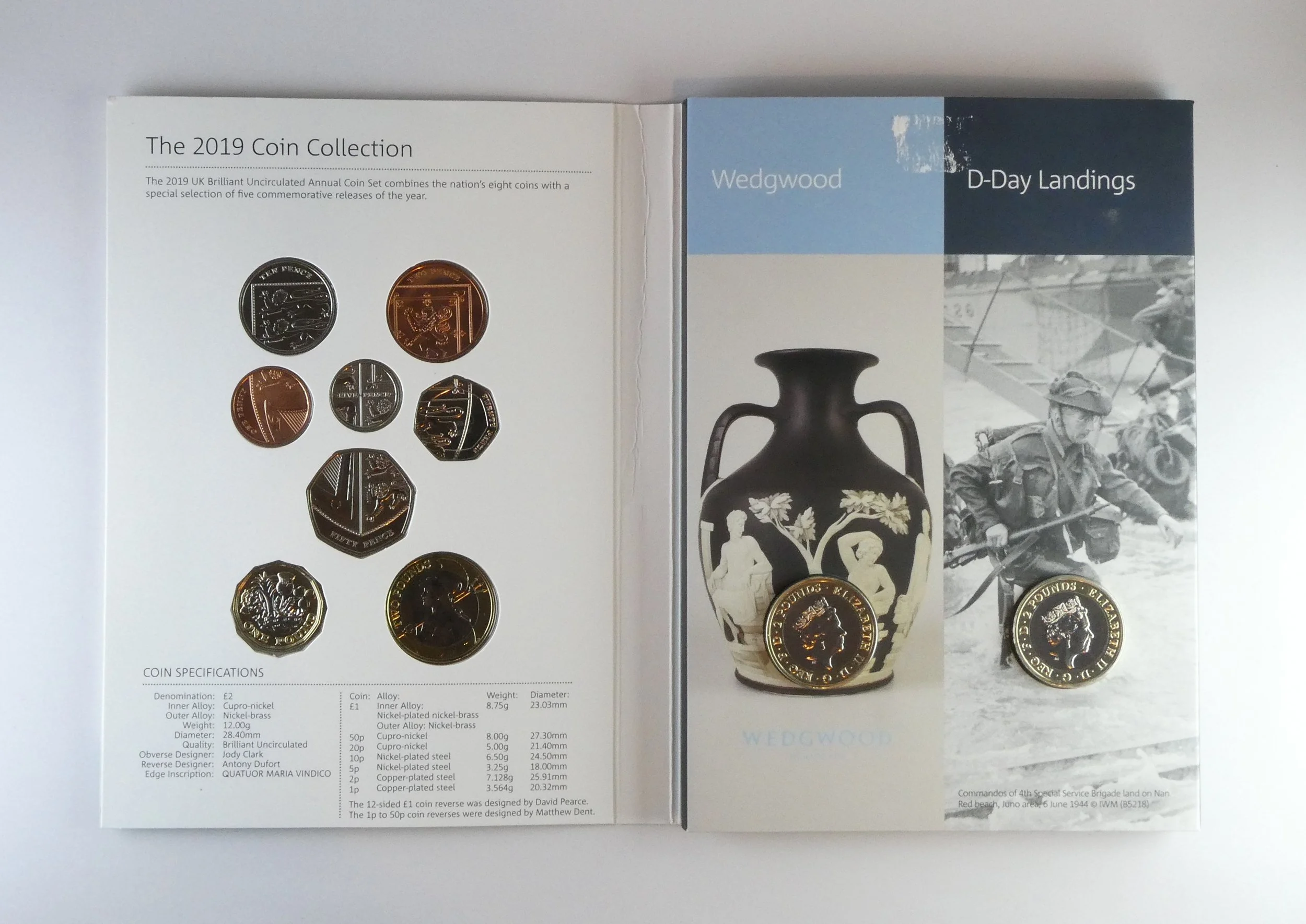 Royal Mint Commemorative Brilliant Uncirculated Coin Set 2019