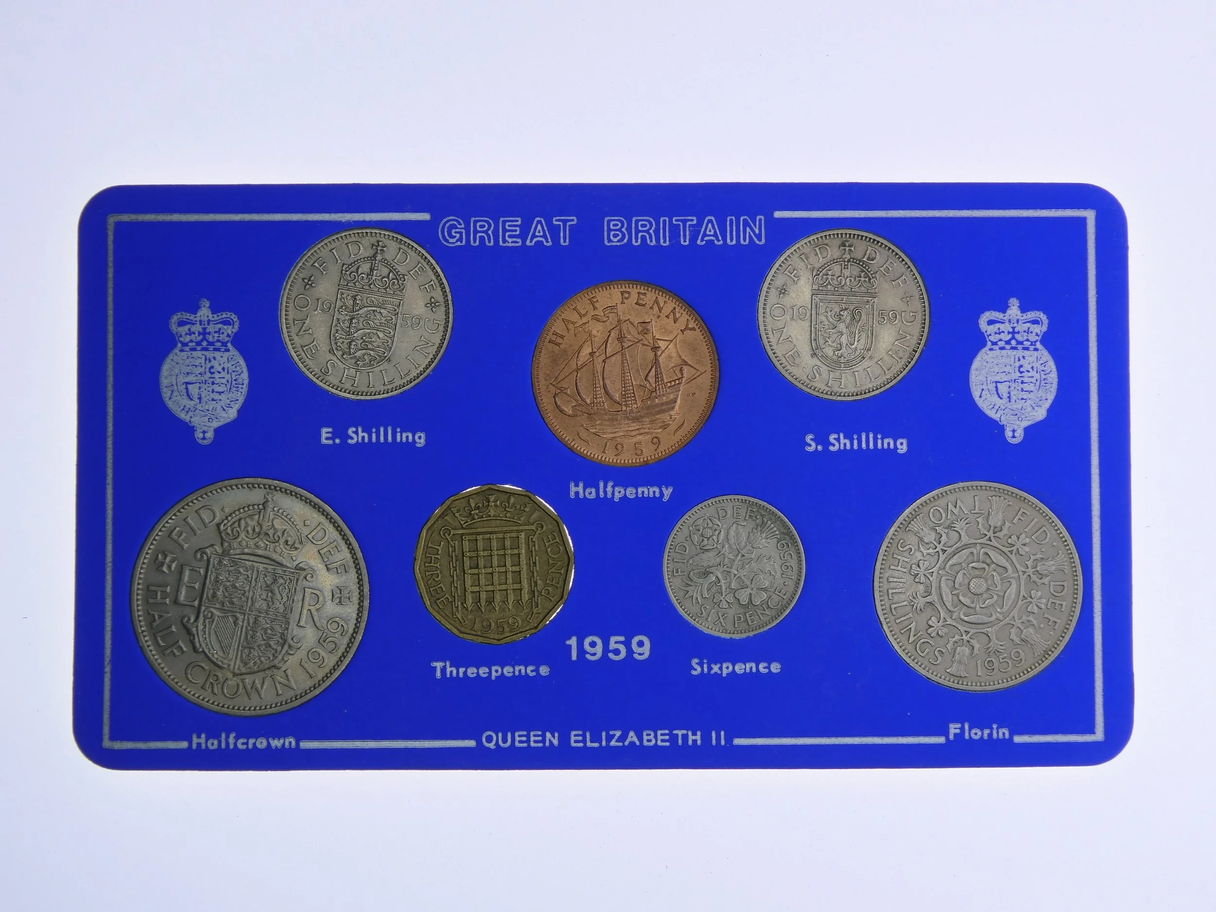 Annual Card Coin Collection 1959 front