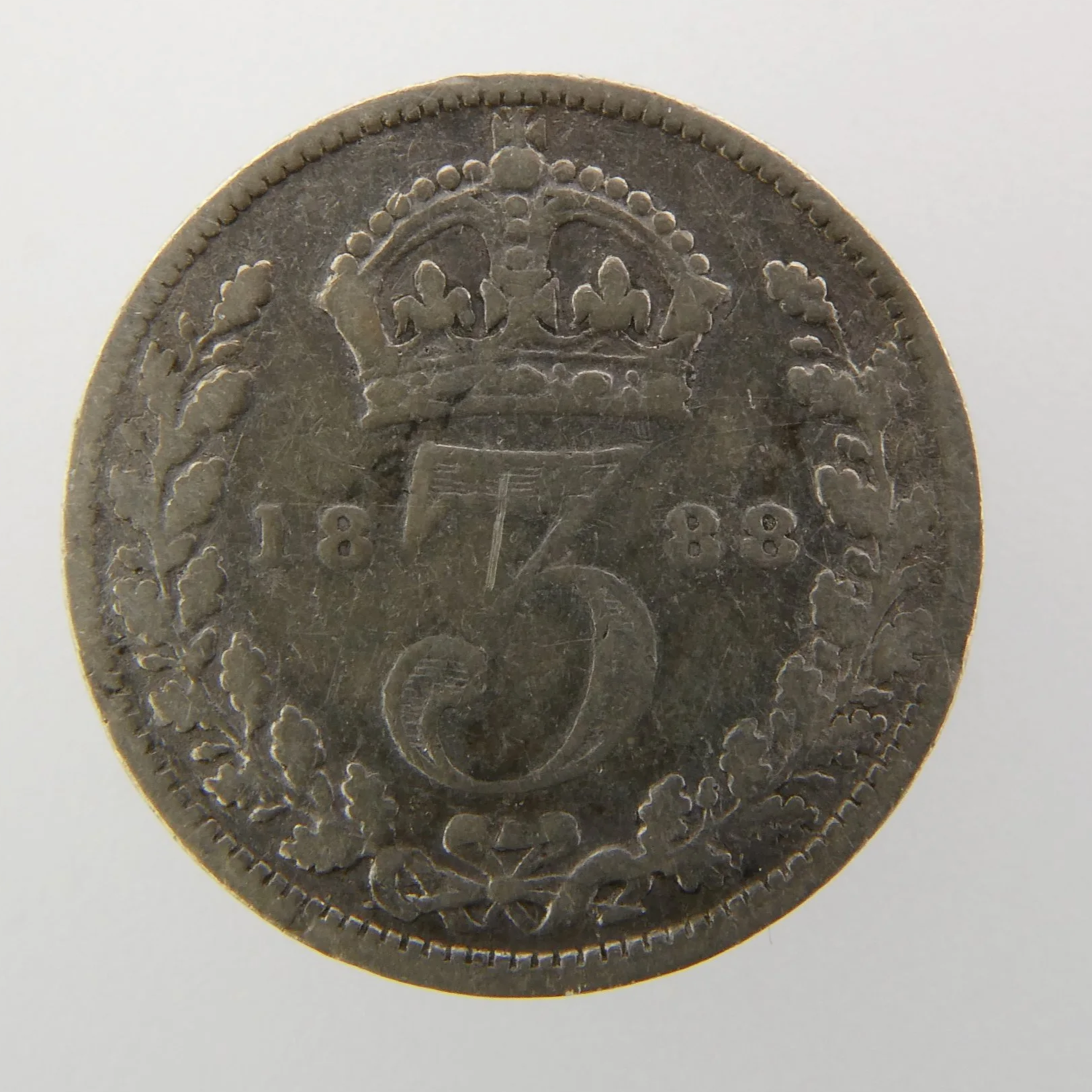 1888 Silver 3d