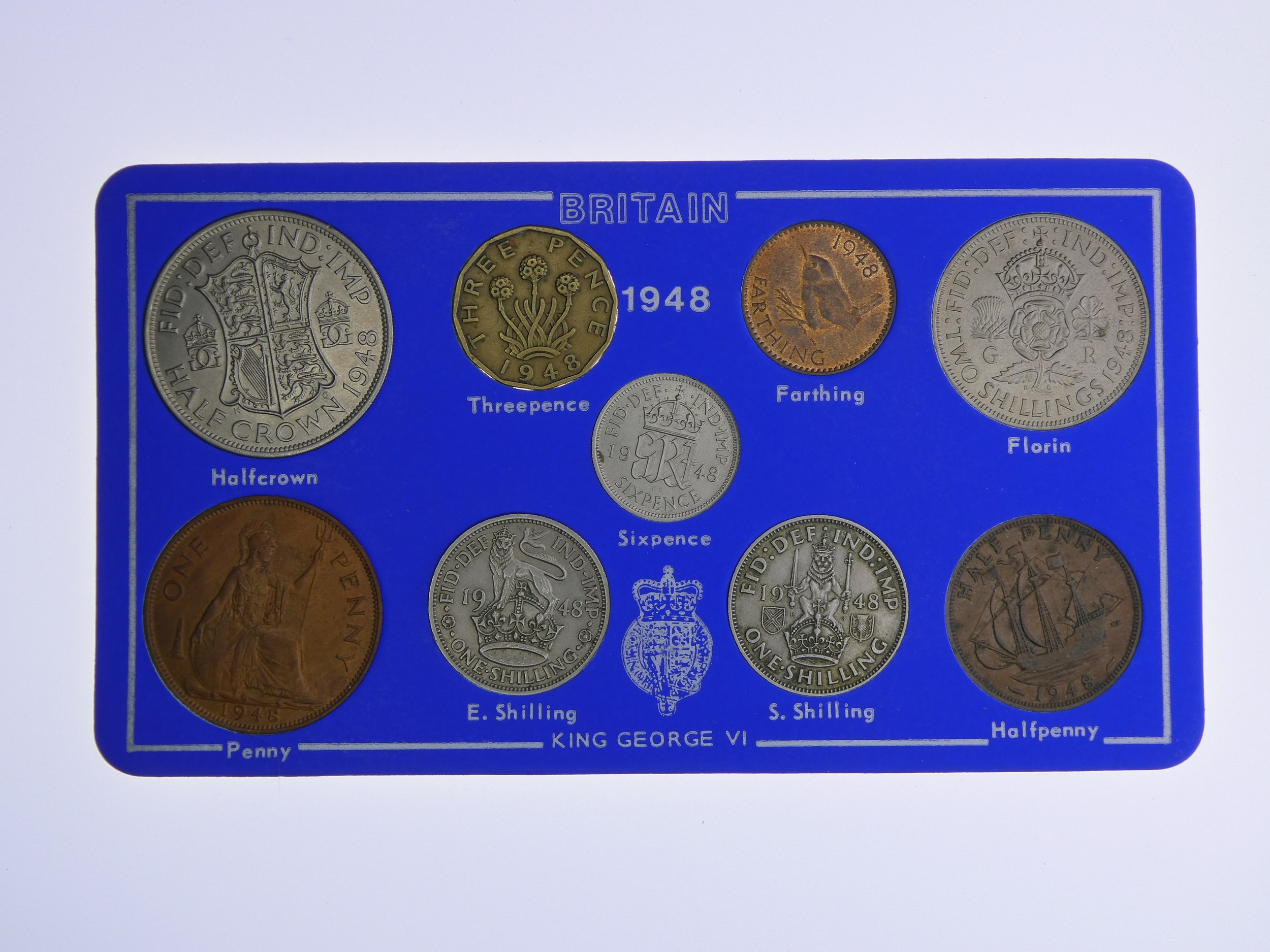 Annual Card Coin Collection 1948 front