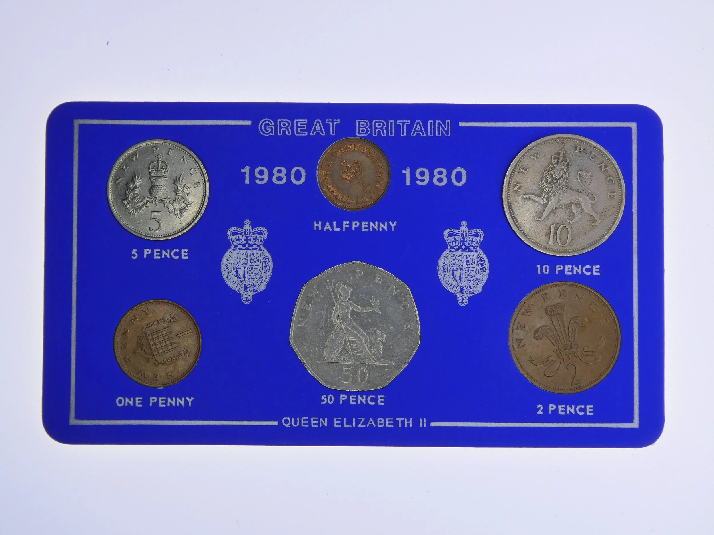 Annual Card Coin Collection 1980 front