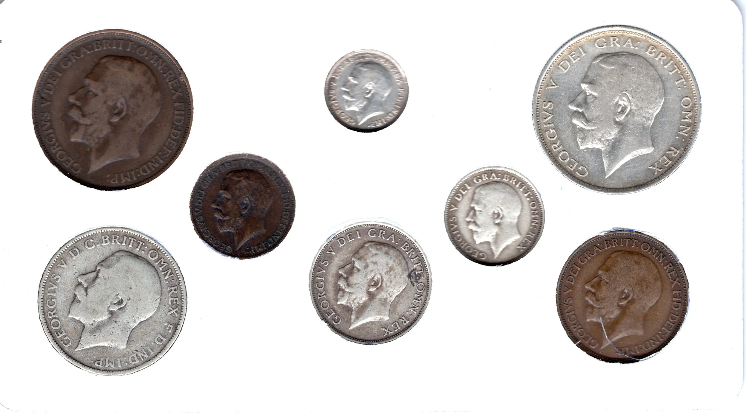 Annual Card Coin Collection 1912 rear