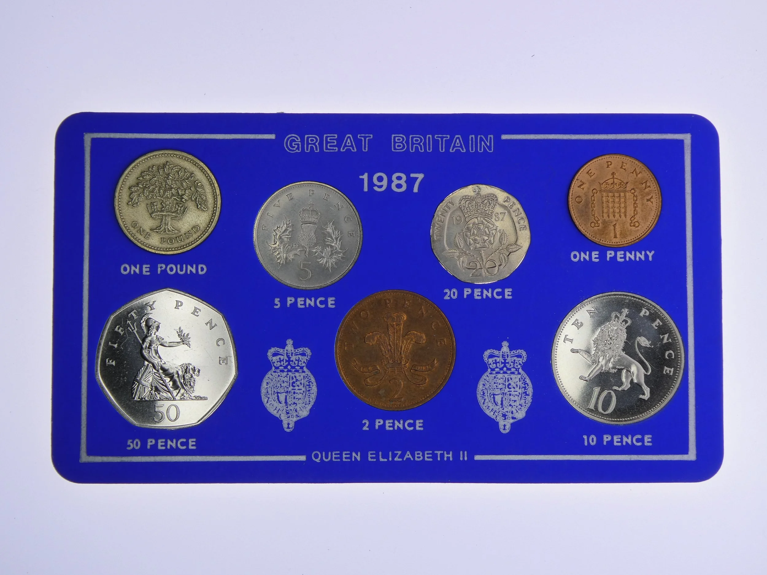 Annual Card Coin Collection 1987 front