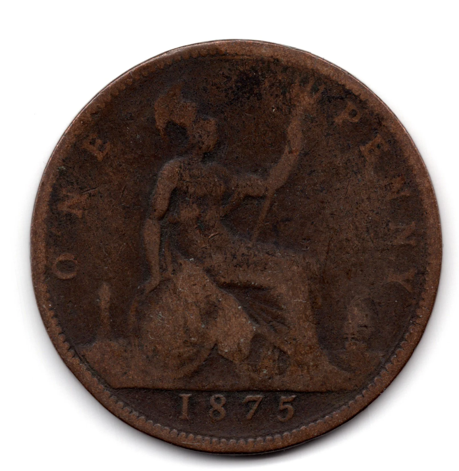 1875 Penny