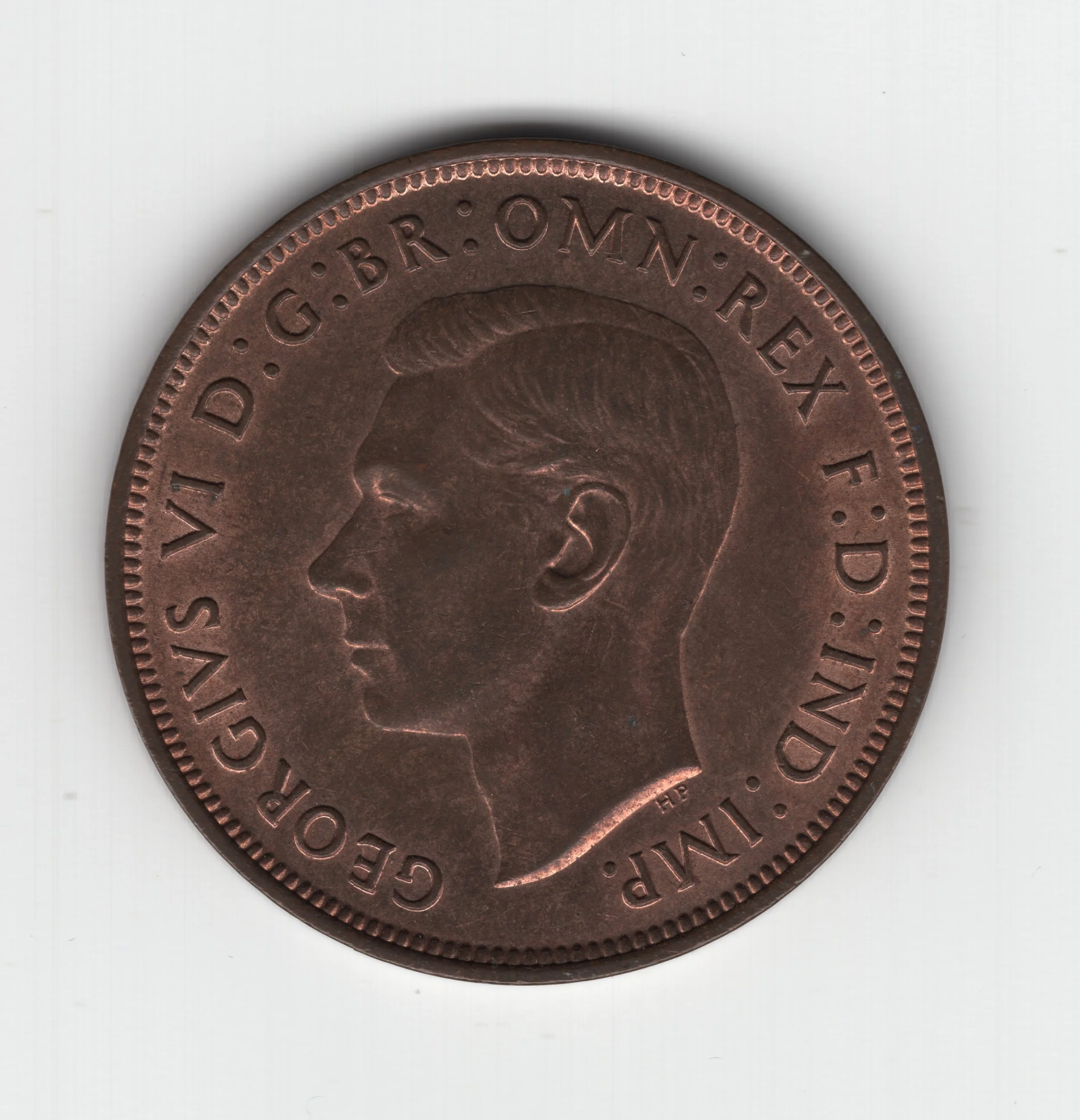 Annual Card Coin Collection 1937 penny