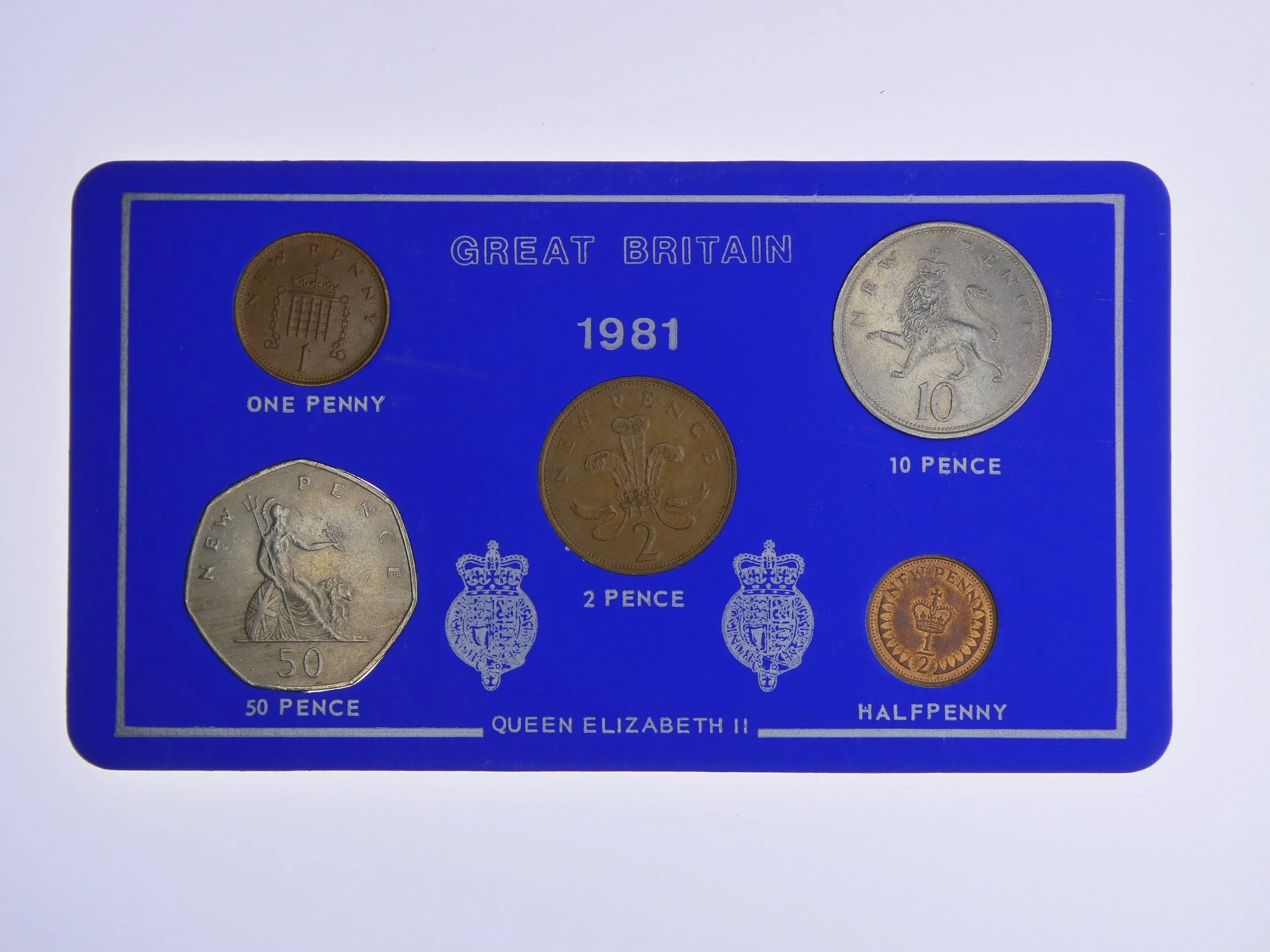 Annual Card Coin Collection 1981 front