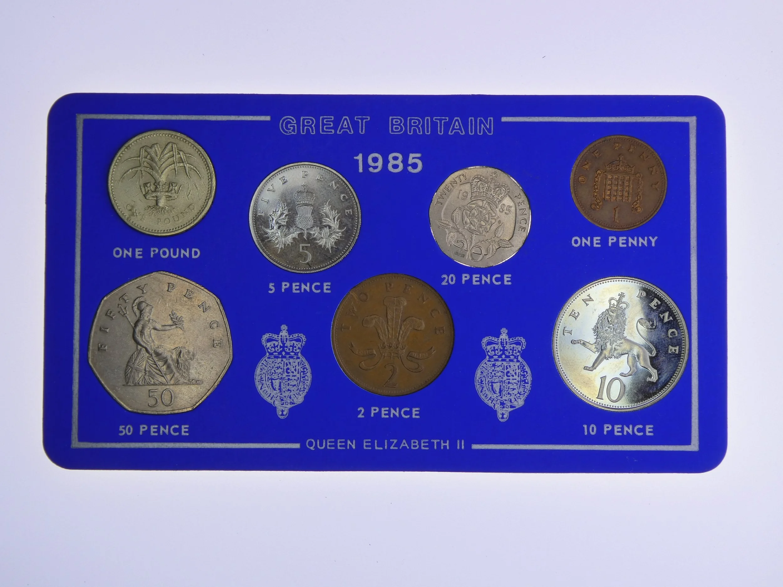 Annual Card Coin Collection 1985 front