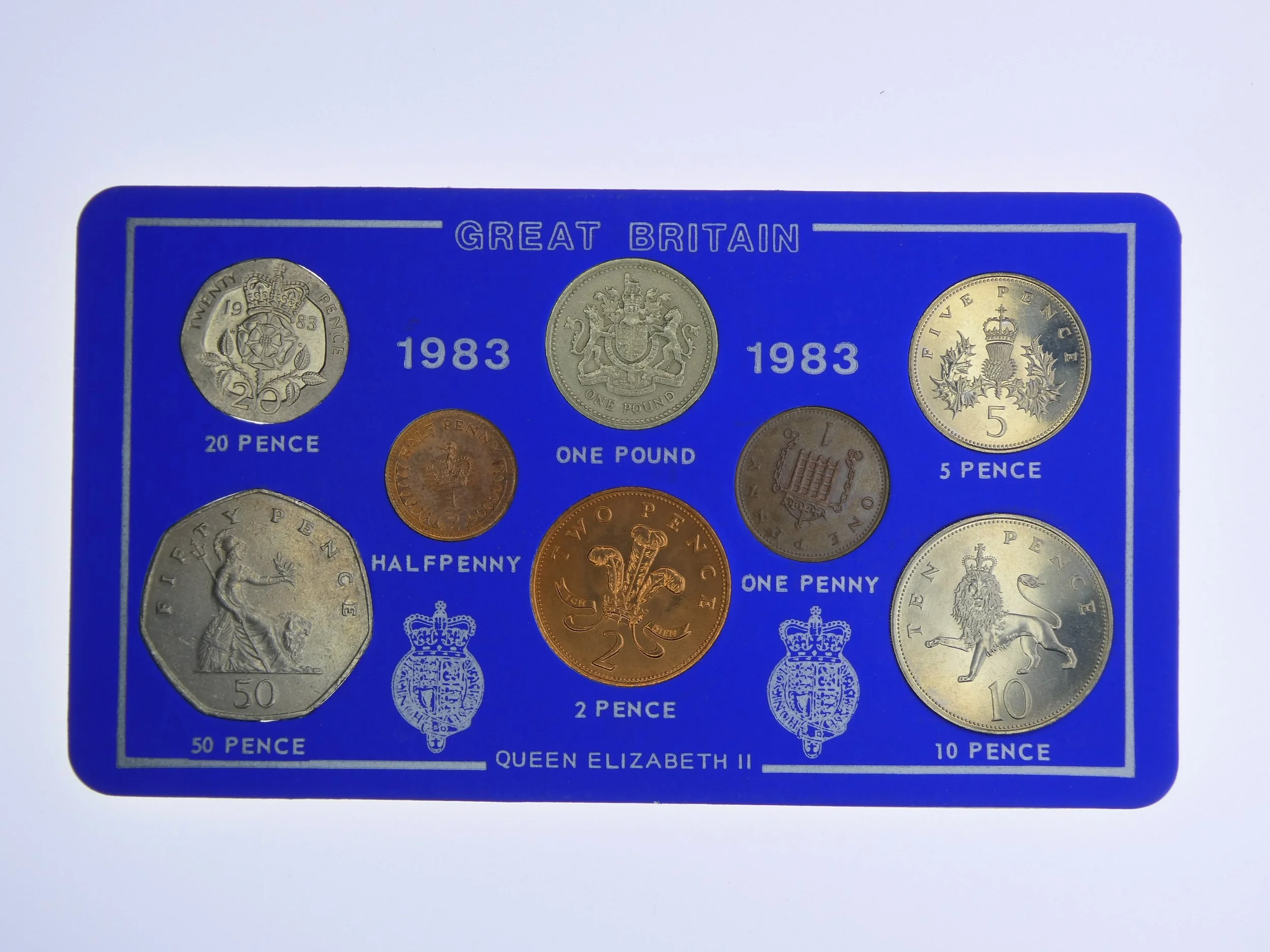 Annual Card Coin Collection 1983 front