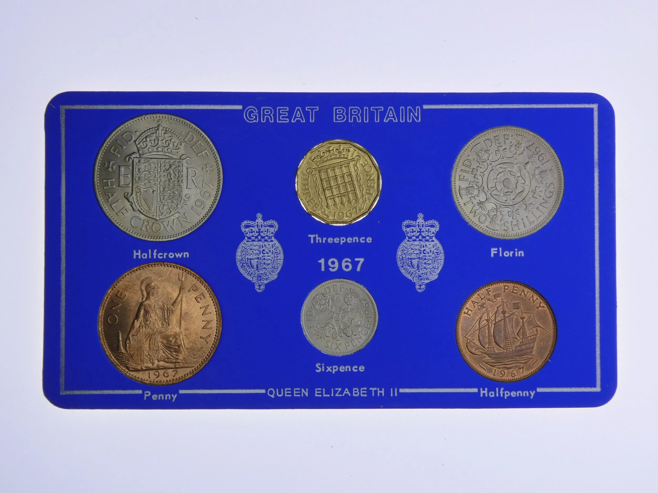 Annual Card Coin Collection 1967 front
