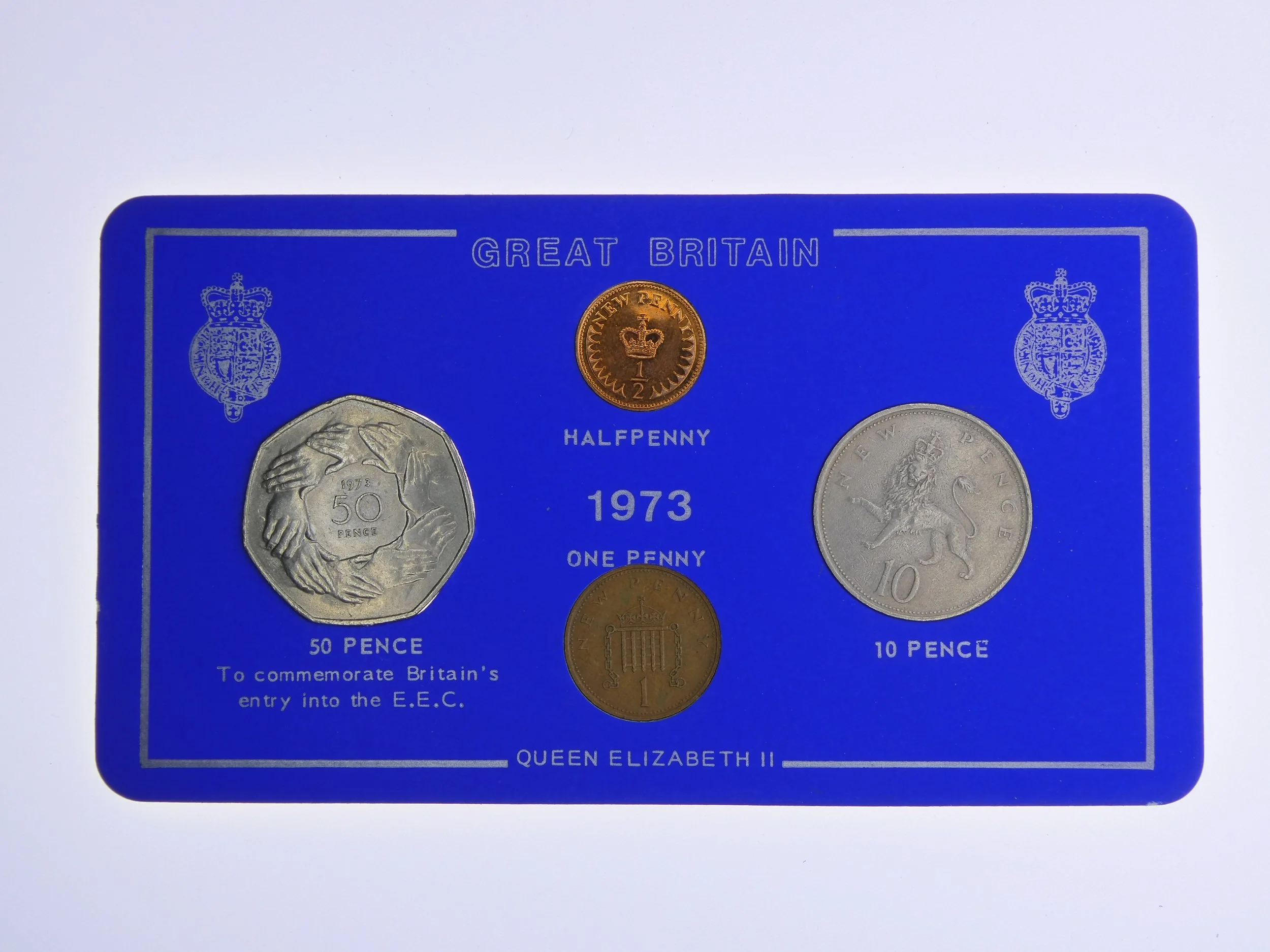 Annual Card Coin Collection 1973 front