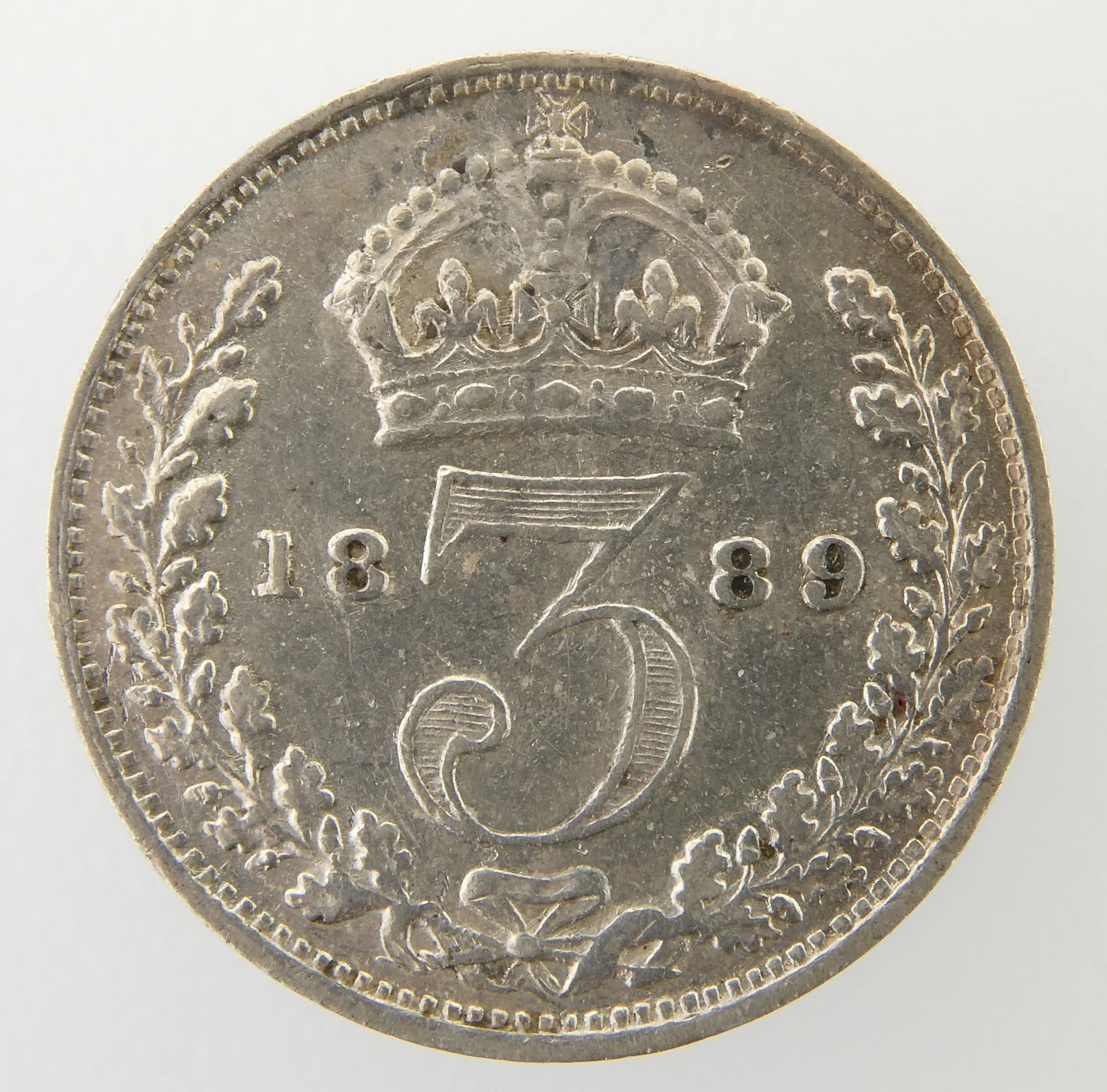 1889 Silver 3d