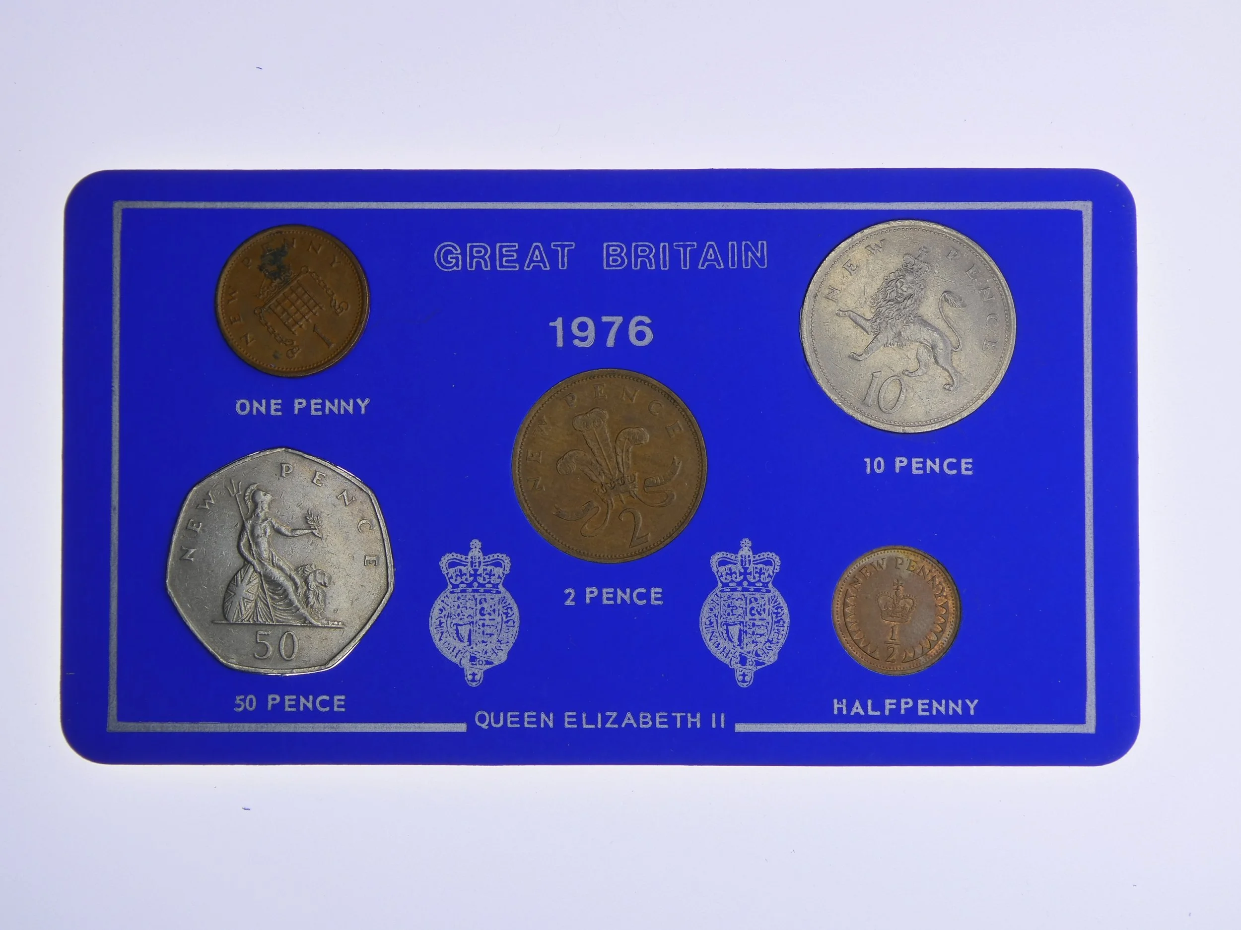 Annual Card Coin Collection 1976 front
