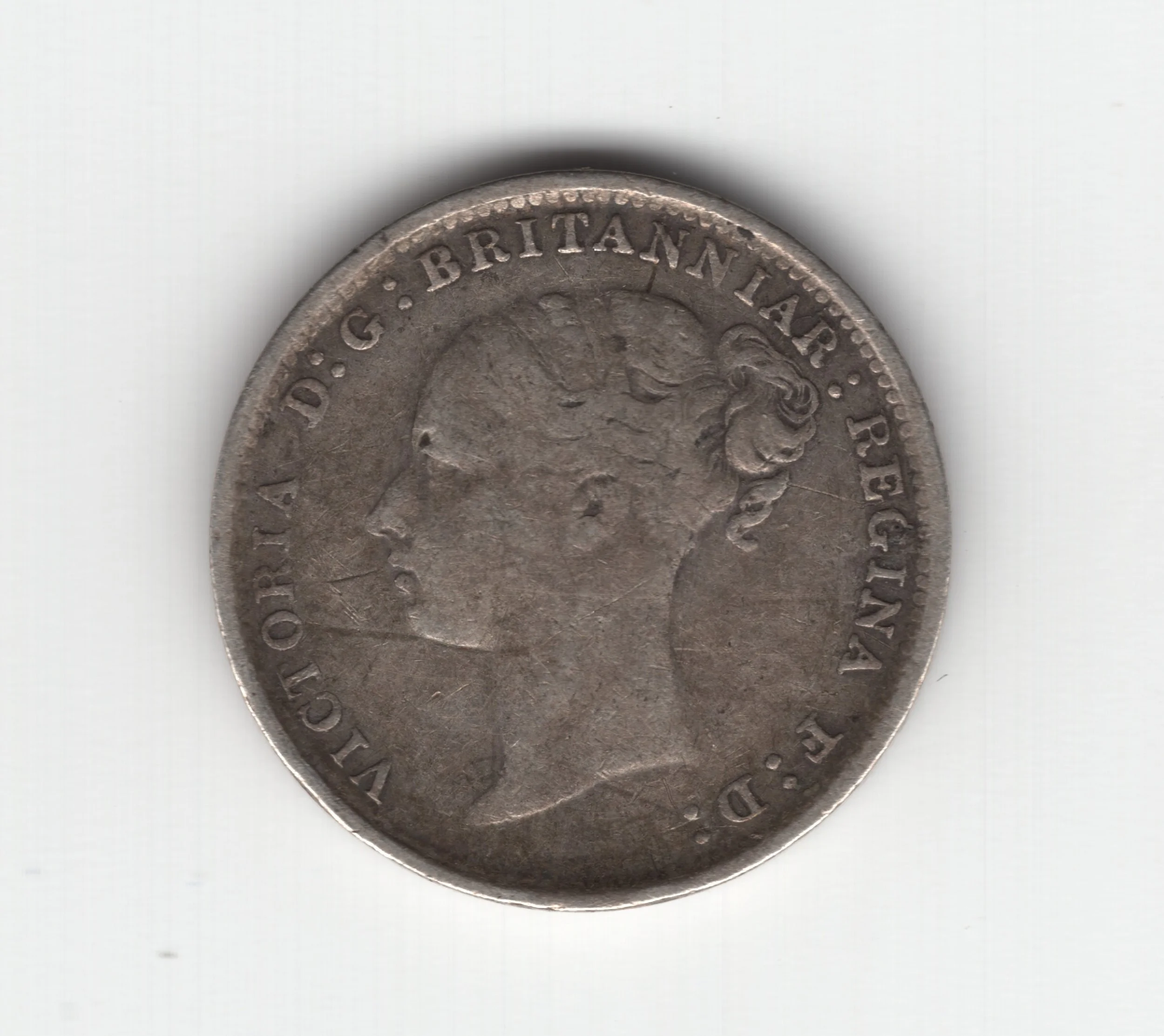 1884 Silver 3d