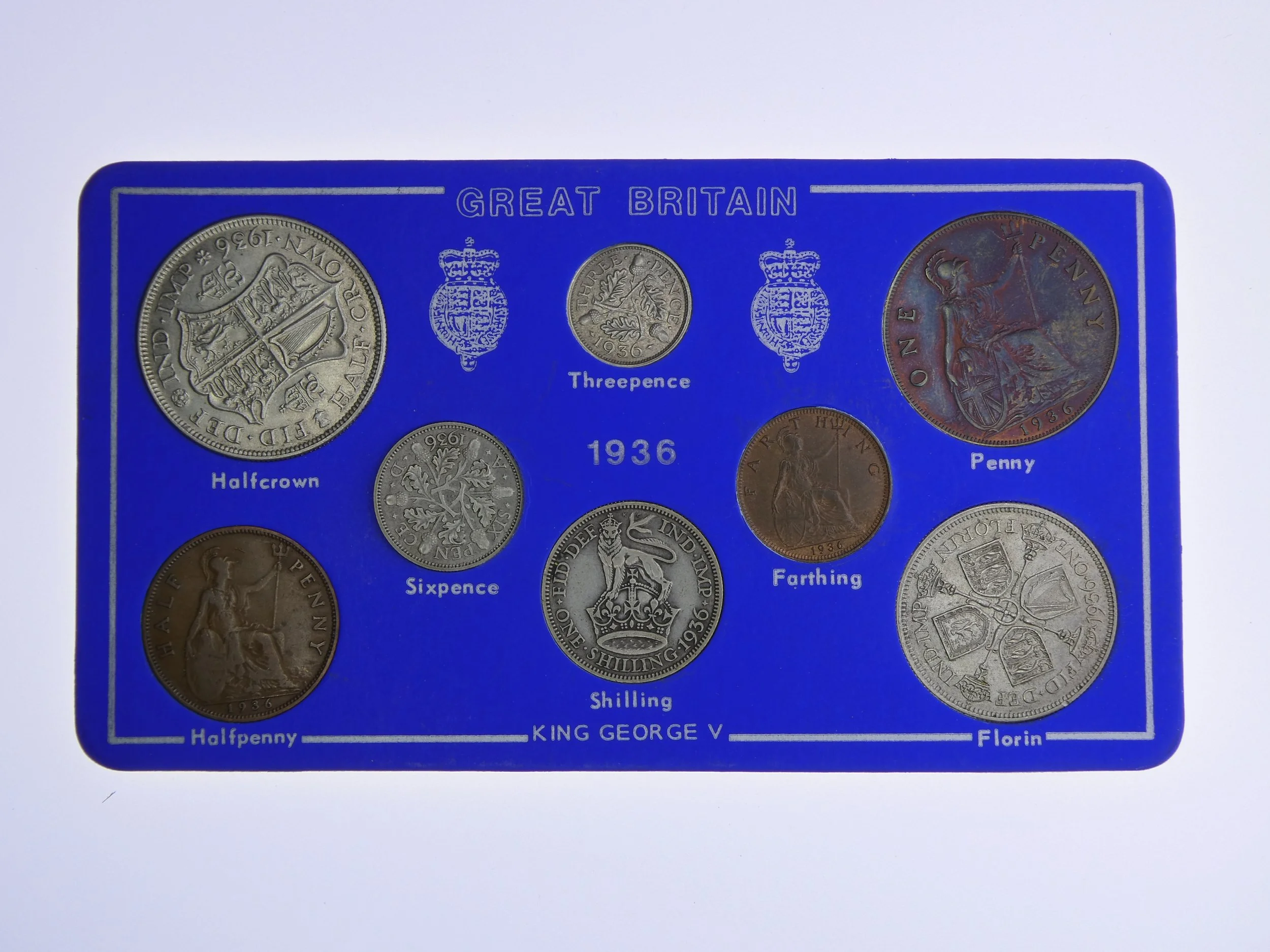 Annual Card Coin Collection 1936 front