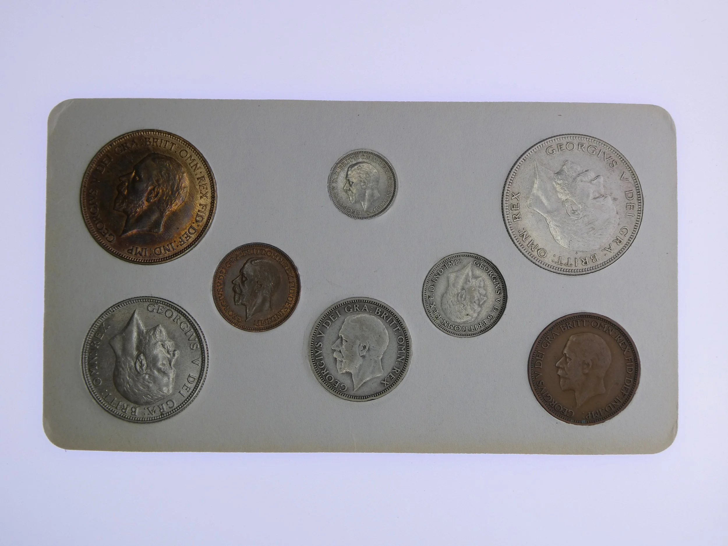 Annual Card Coin Collection 1936 rear