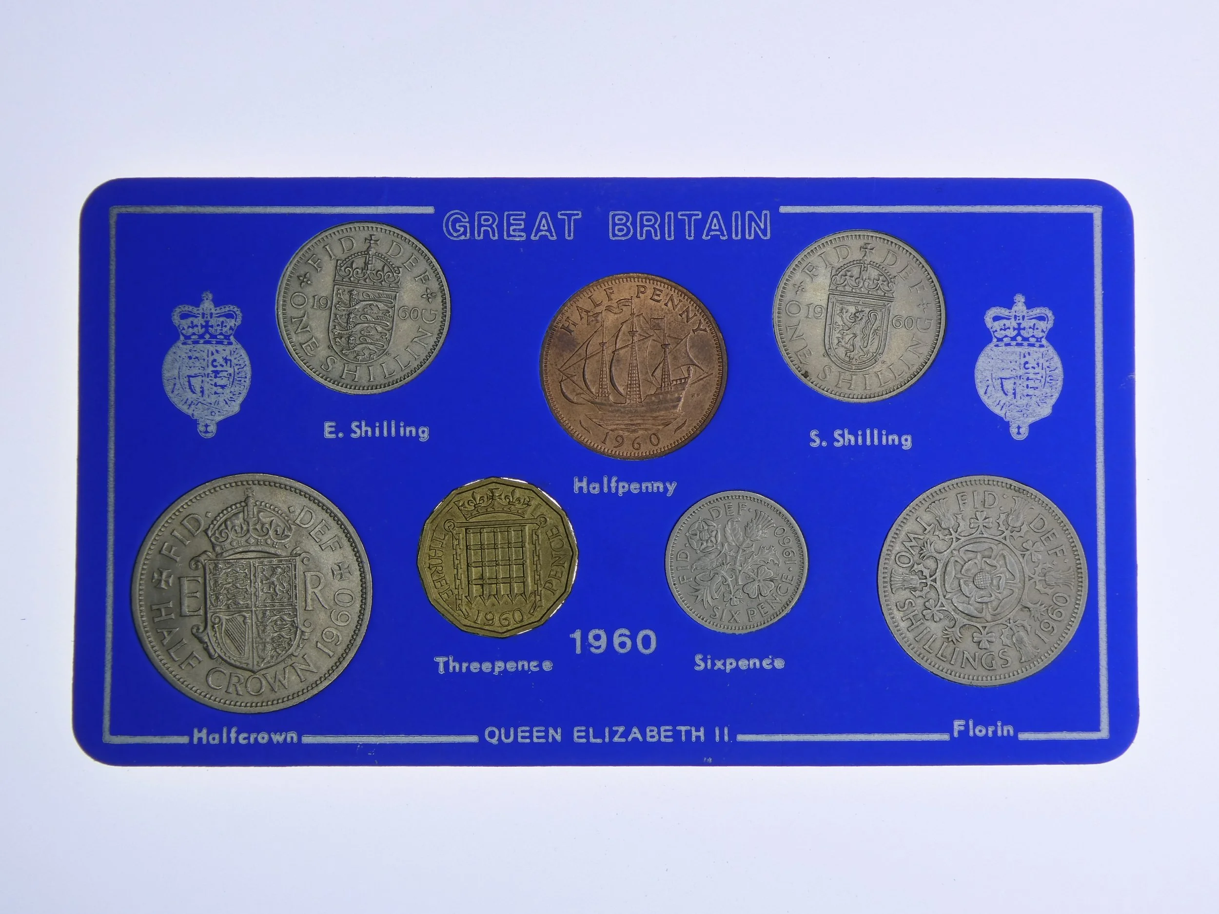 Annual Card Coin Collection 1960 front