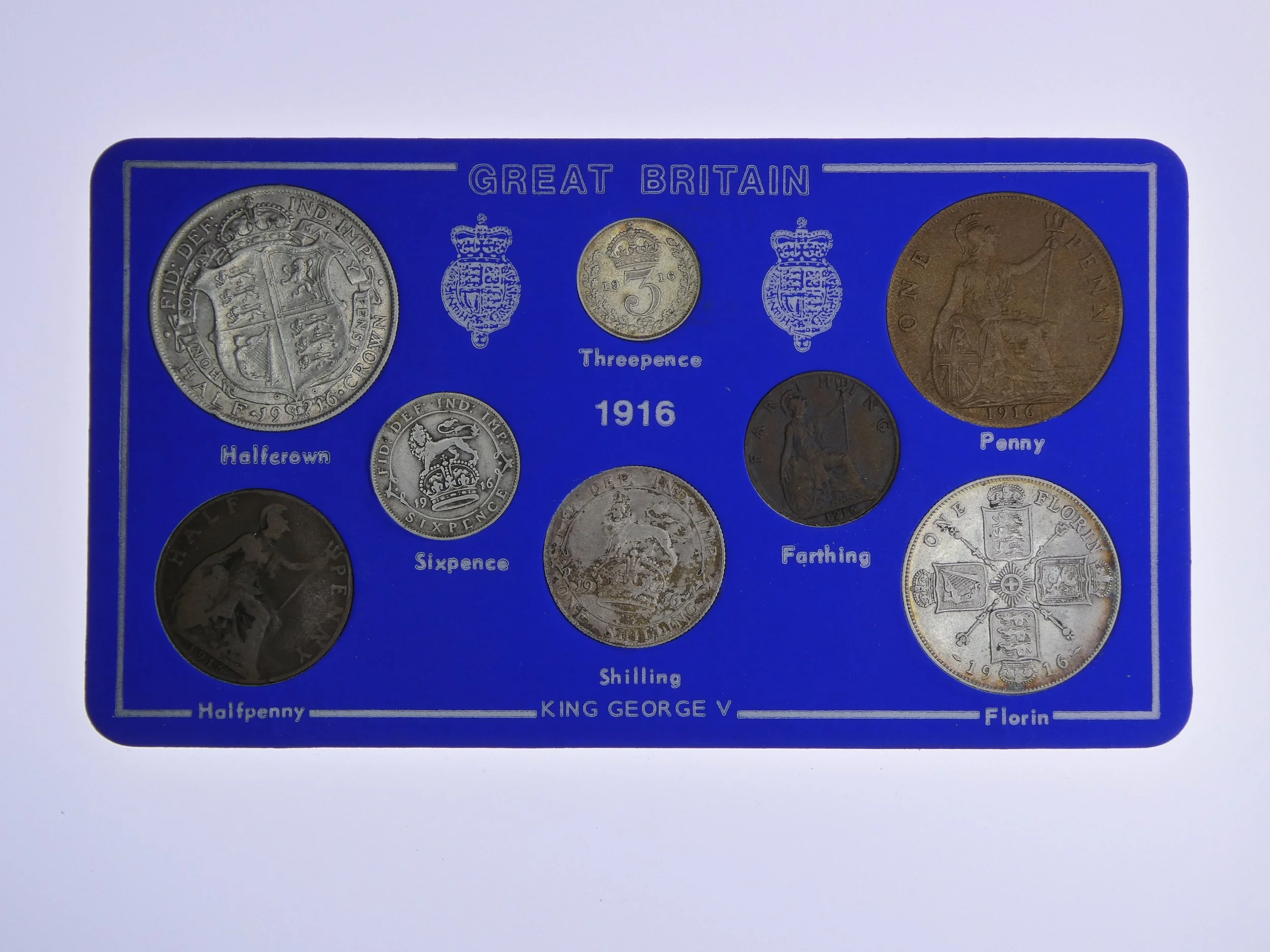 Annual Card Coin Collection 1916 front