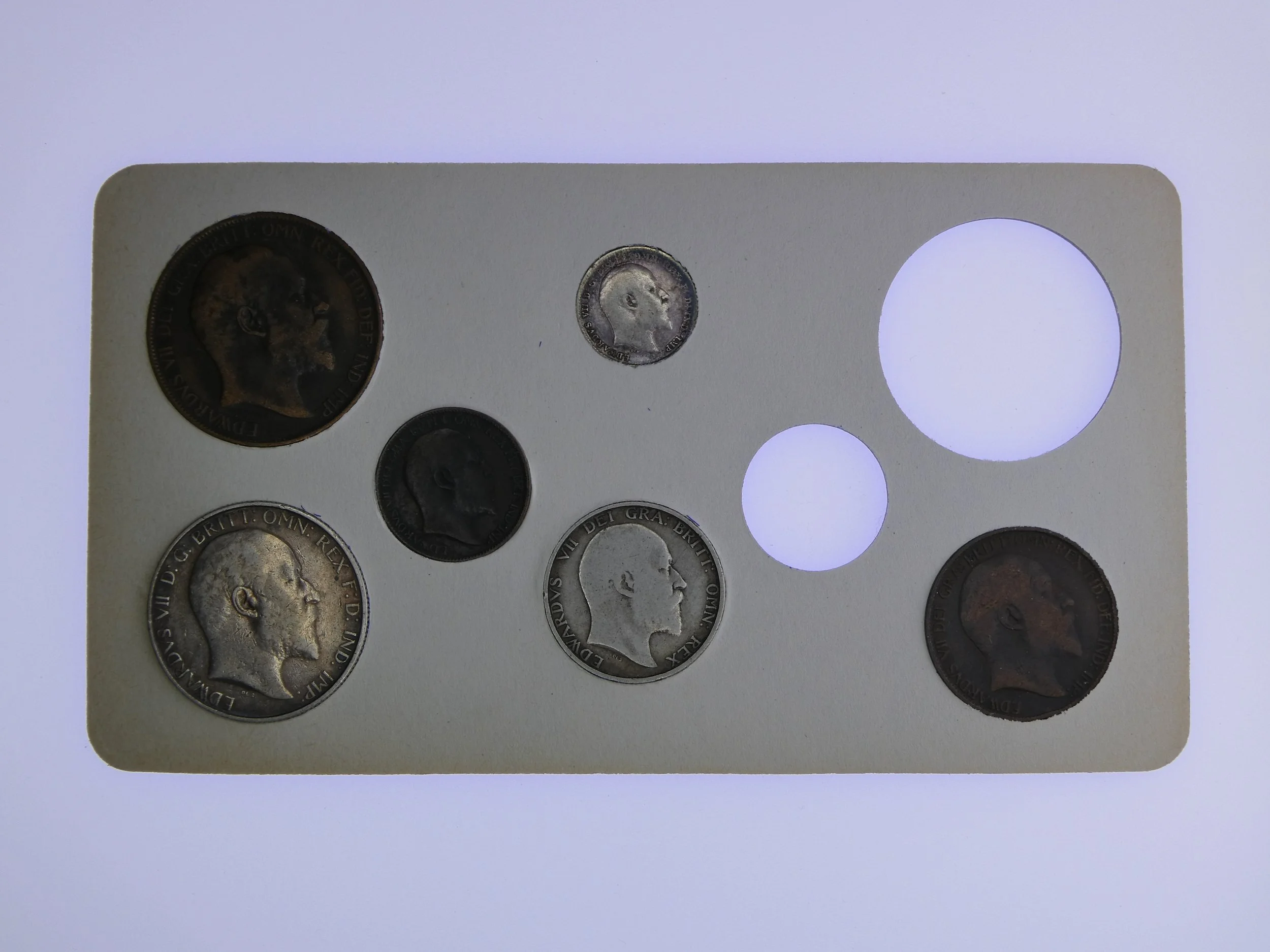 Annual Card Coin Collection 1903 rear