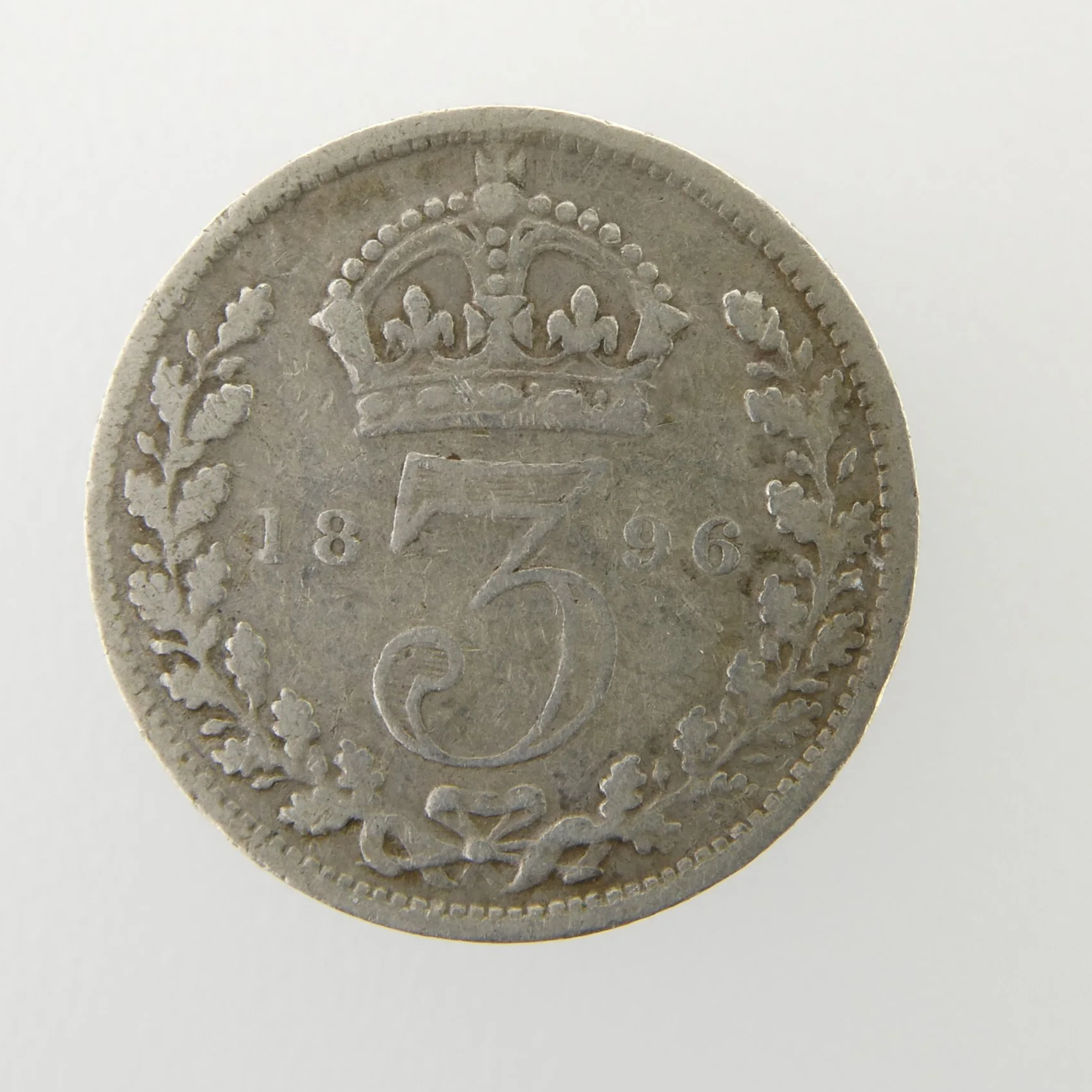 1896 Silver 3d