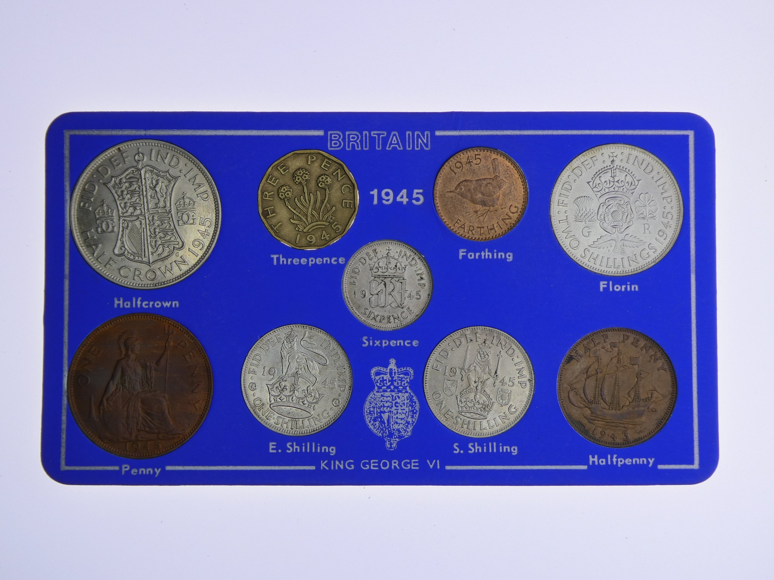 Annual Card Coin Collection 1945 front