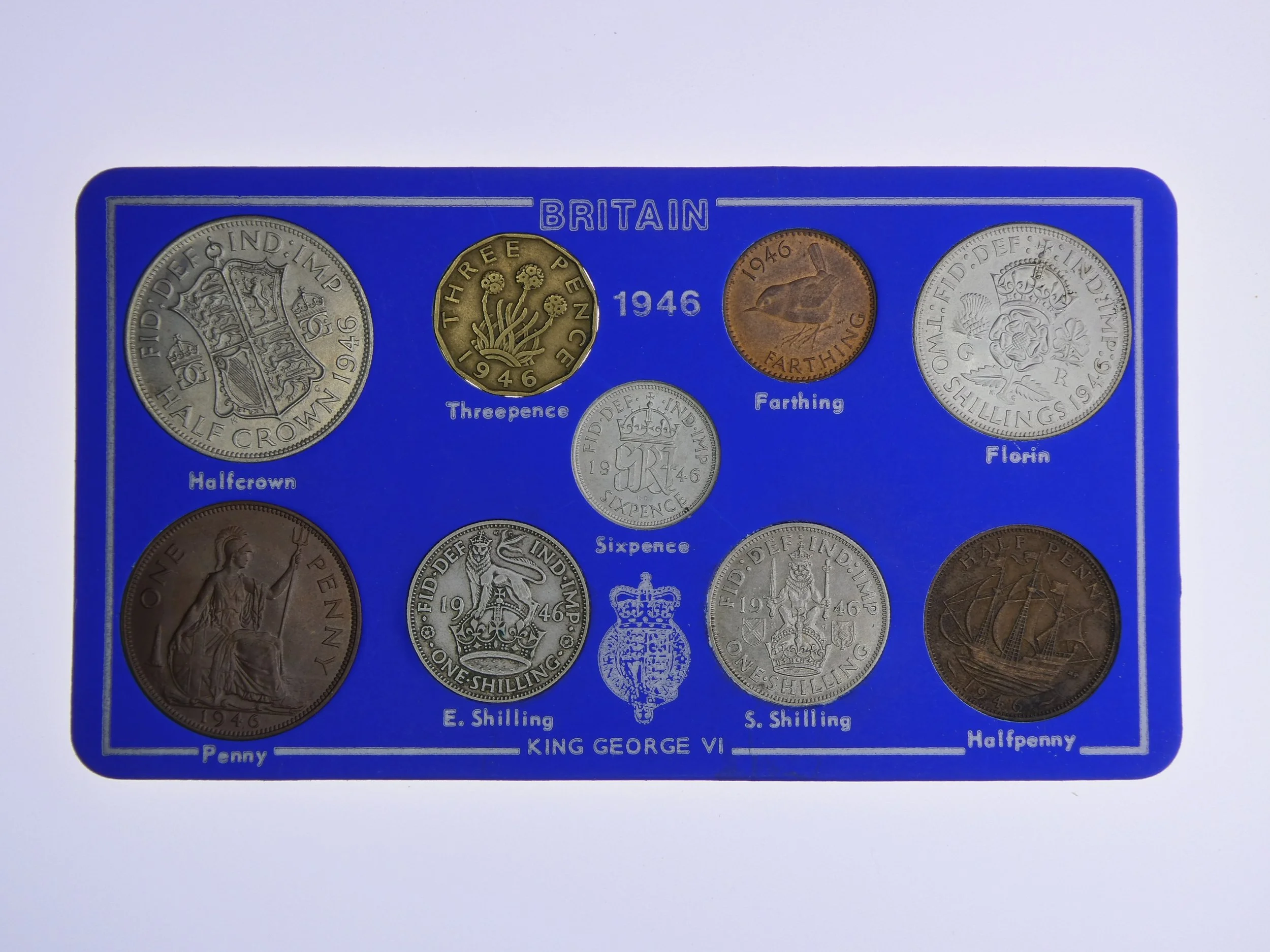 Annual Card Coin Collection 1946 front