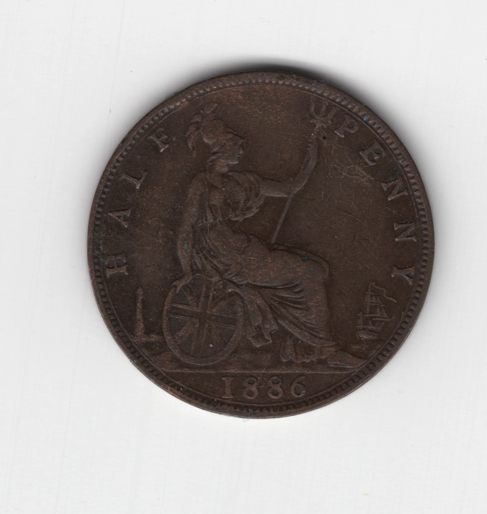 1886 Halfpenny
