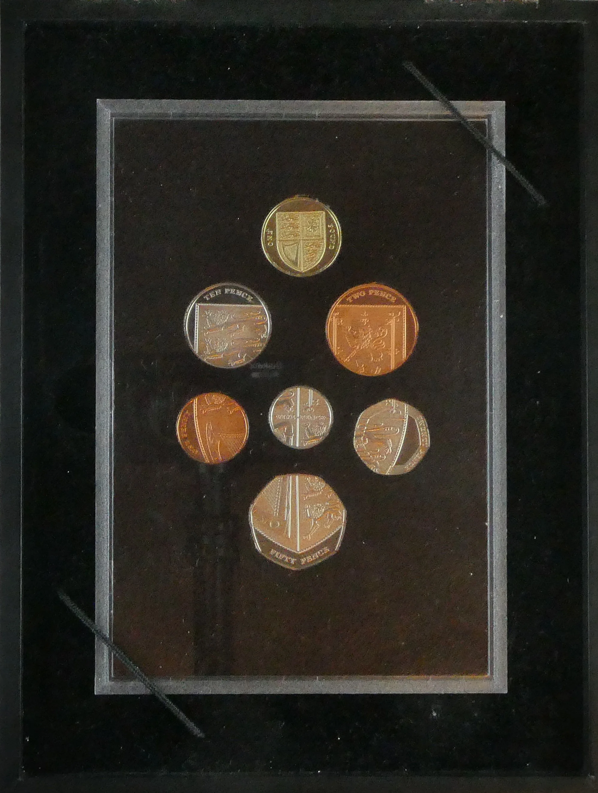 Royal Mint Commemorative Proof Set 2008 Wood case