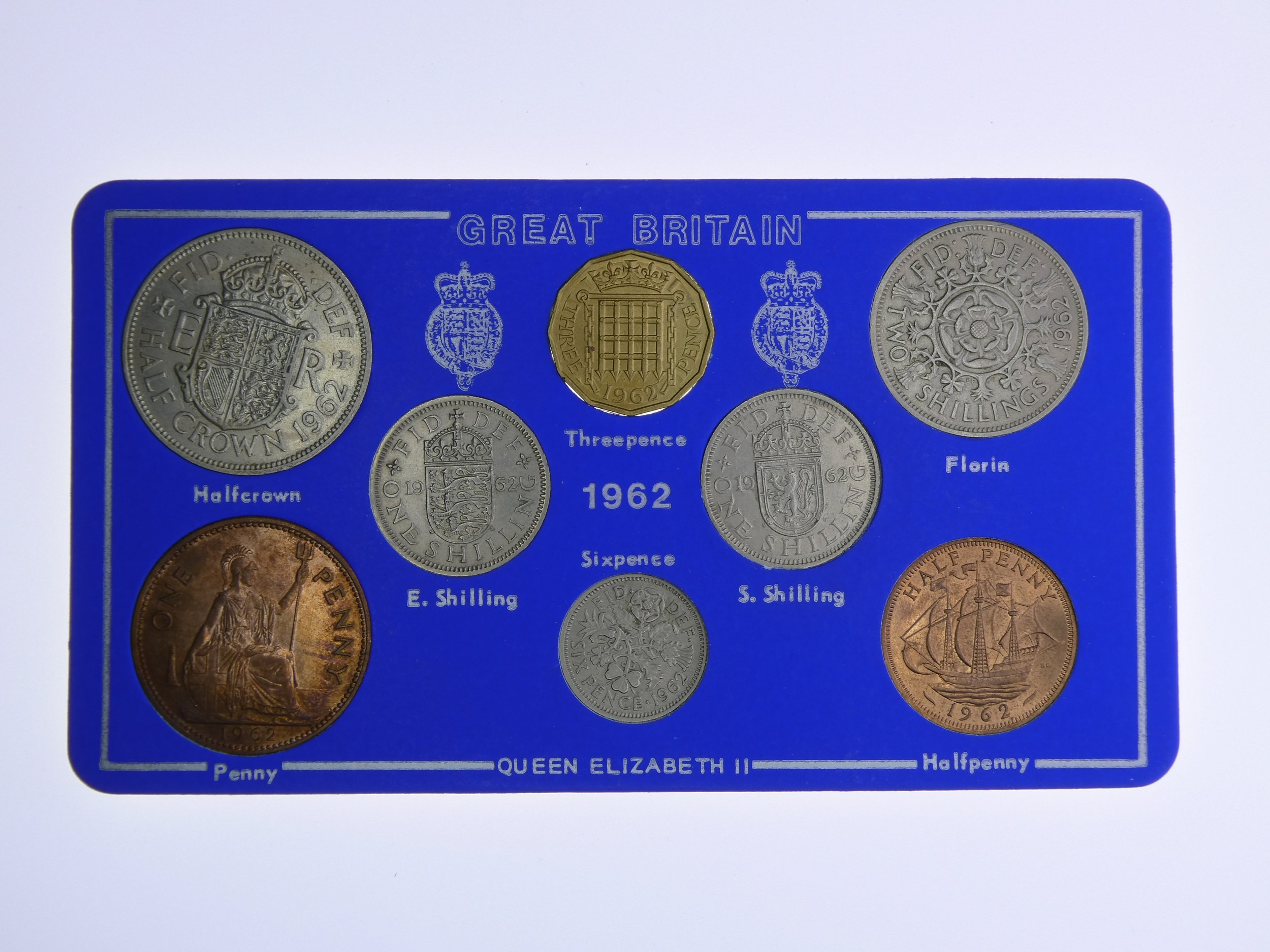 Annual Card Coin Collection 1962 front