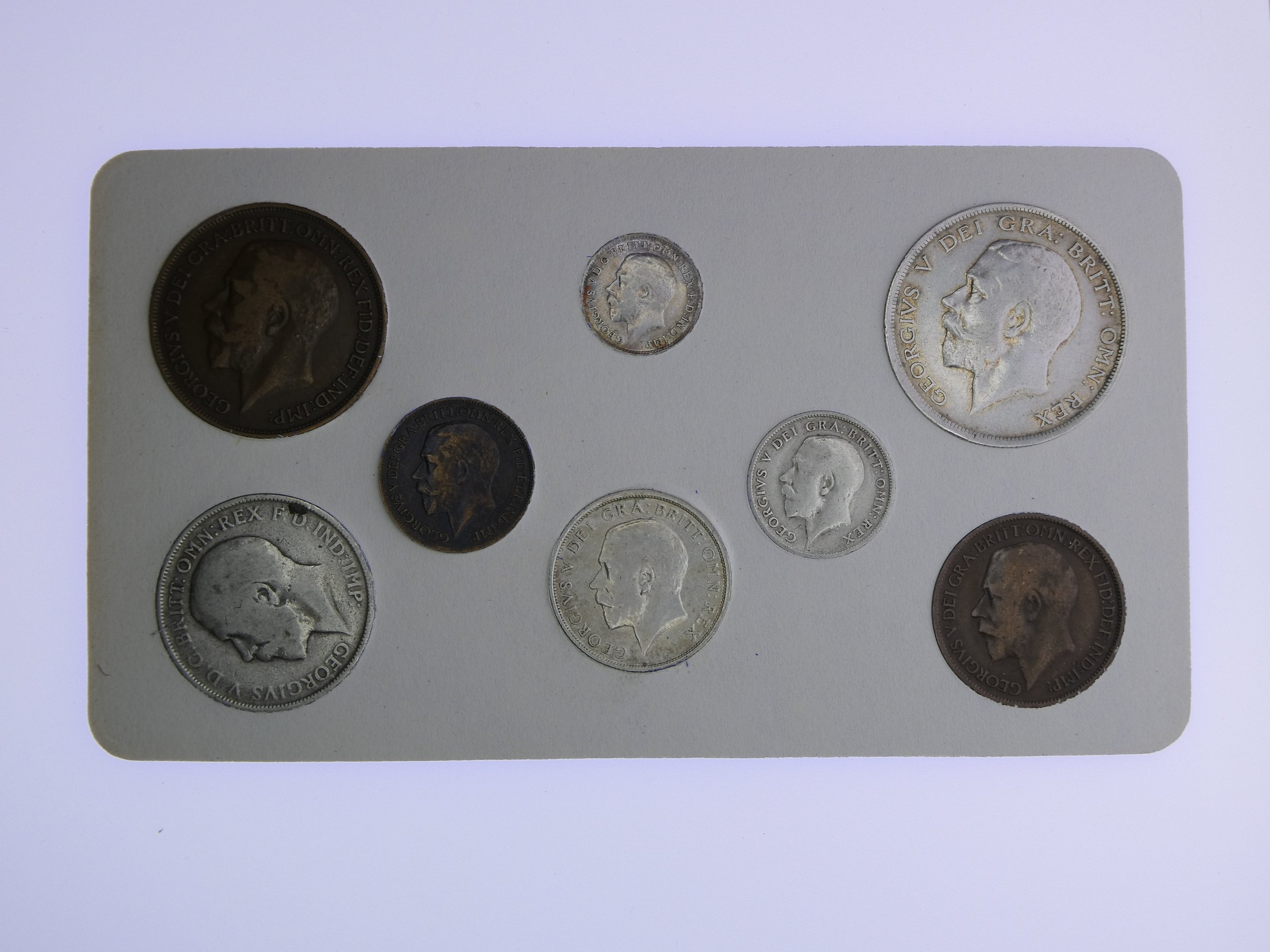 Annual Card Coin Collection 1917 rear