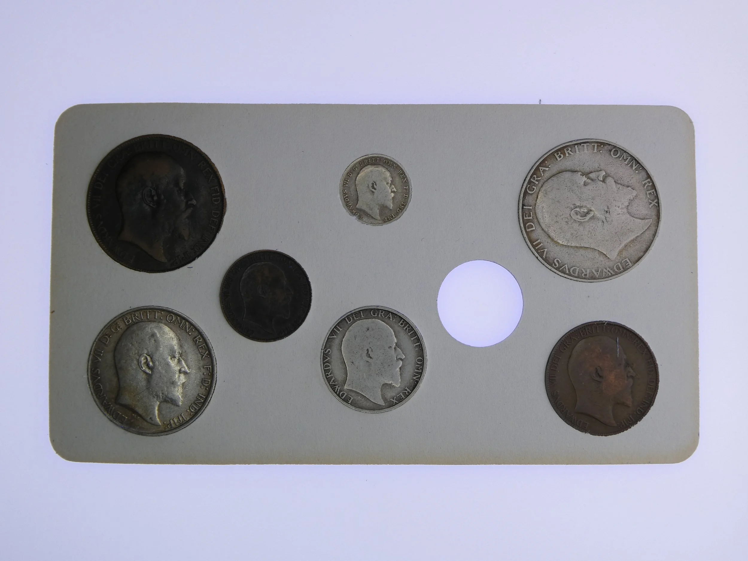 Annual Card Coin Collection 1904 rear
