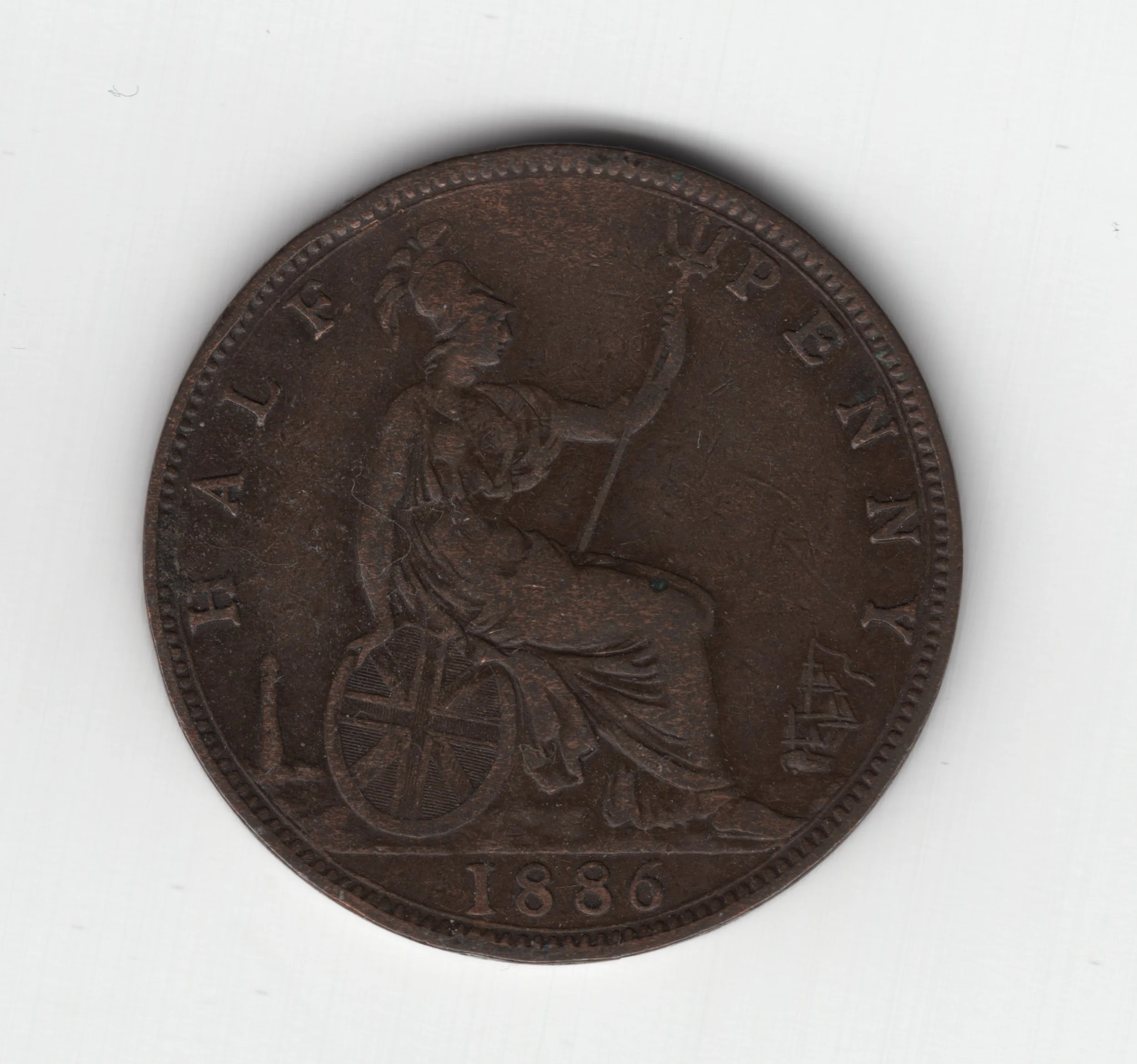 1886 Halfpenny