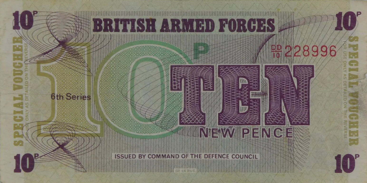 British Armed Forces 10 New Pence
