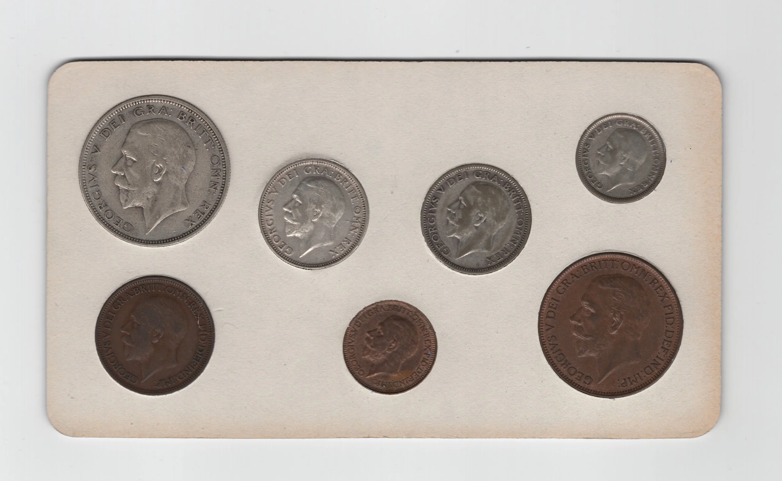 Annual Card Coin Collection 1927 front