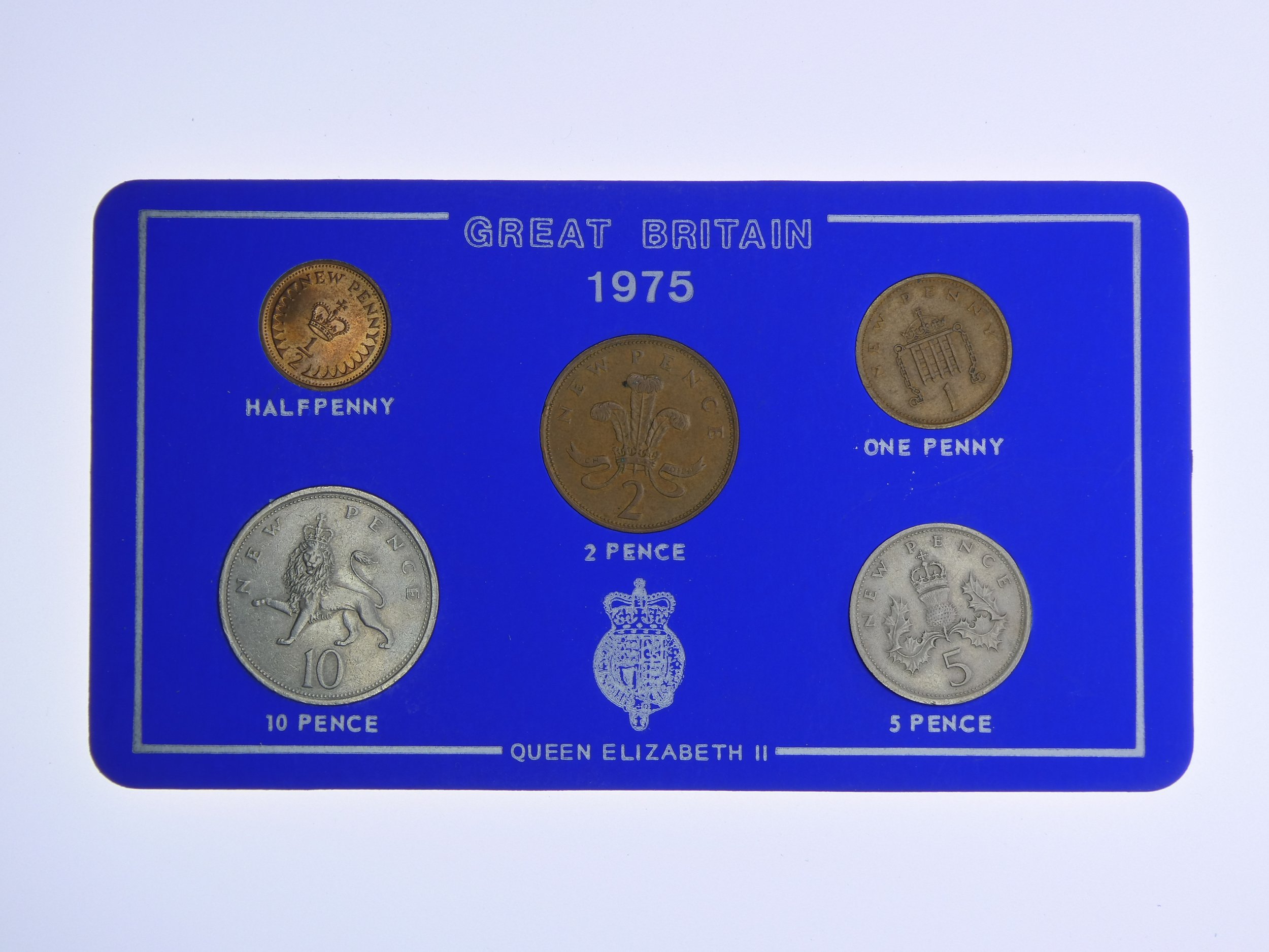 Annual Card Coin Collection 1975 front