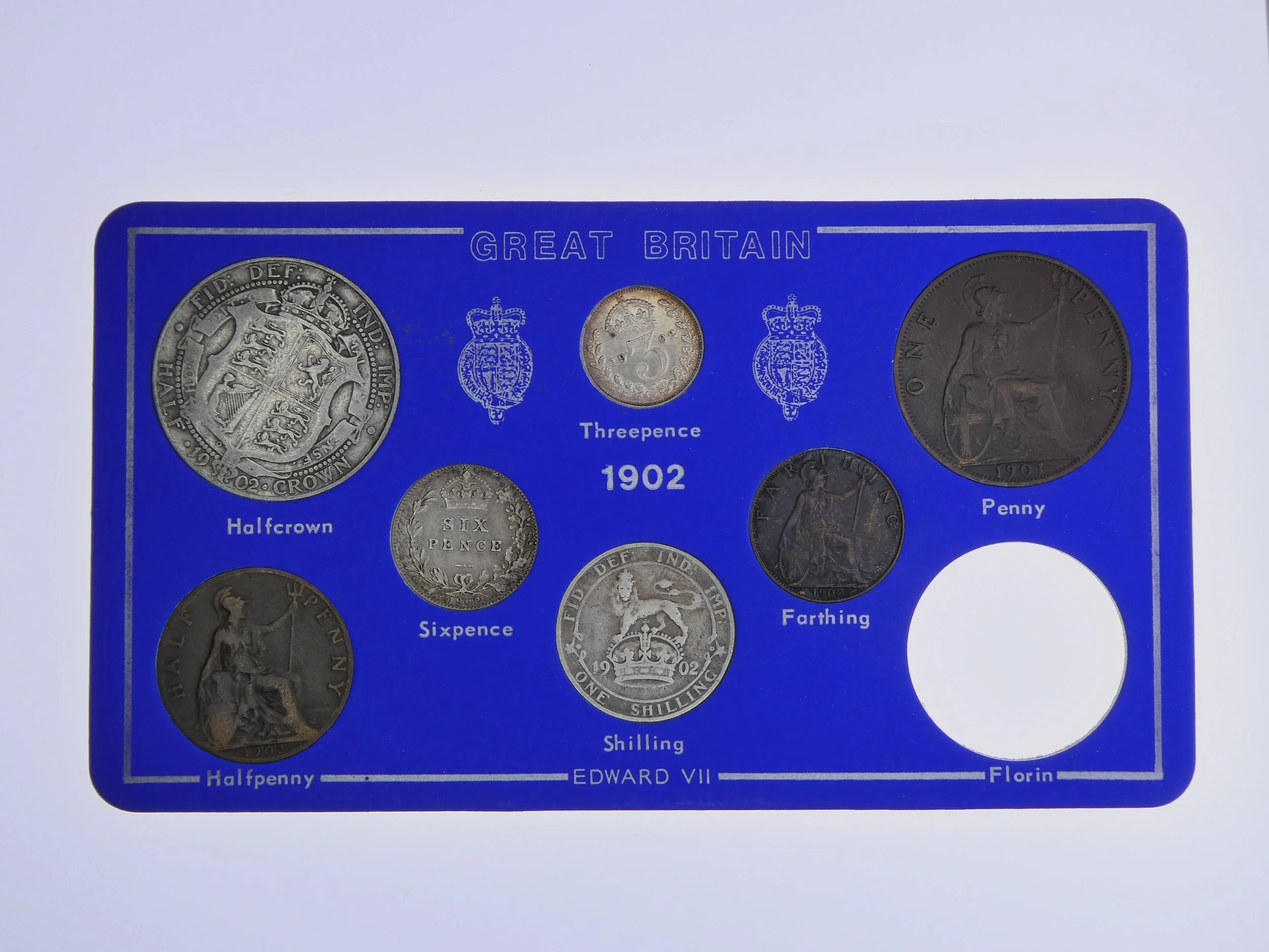 Annual Card Coin Collection 1902 front