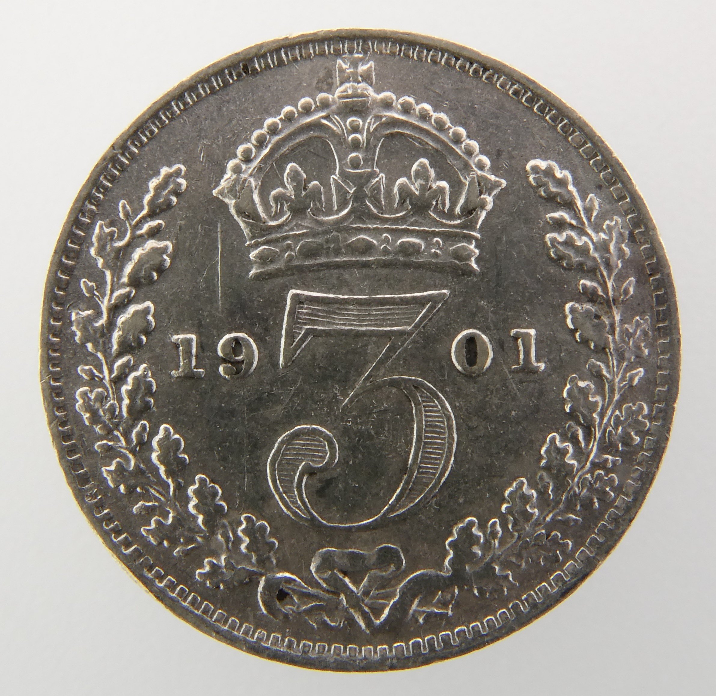 1901 Silver 3d