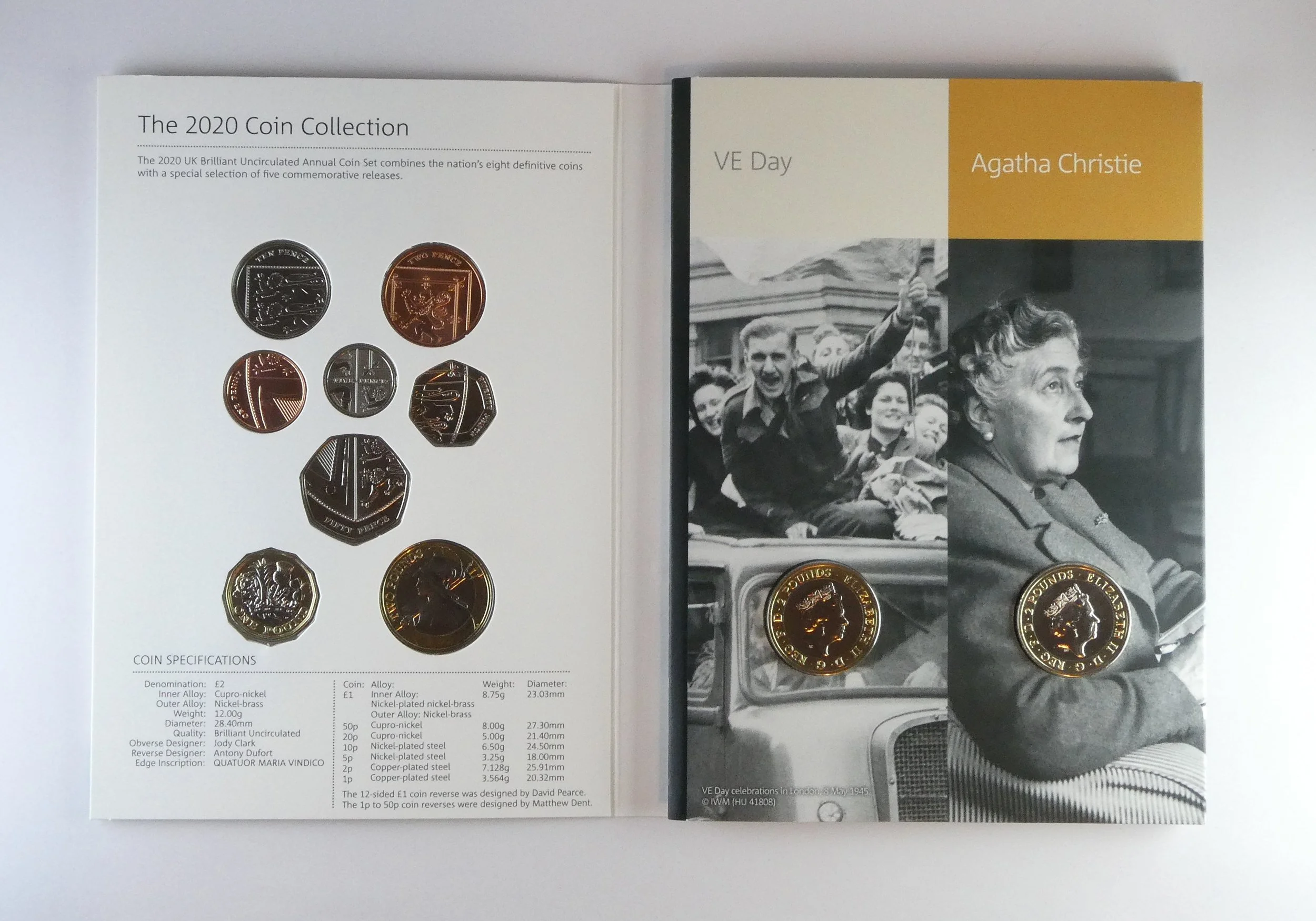 Royal Mint Commemorative Brilliant Uncirculated Coin Set 2020