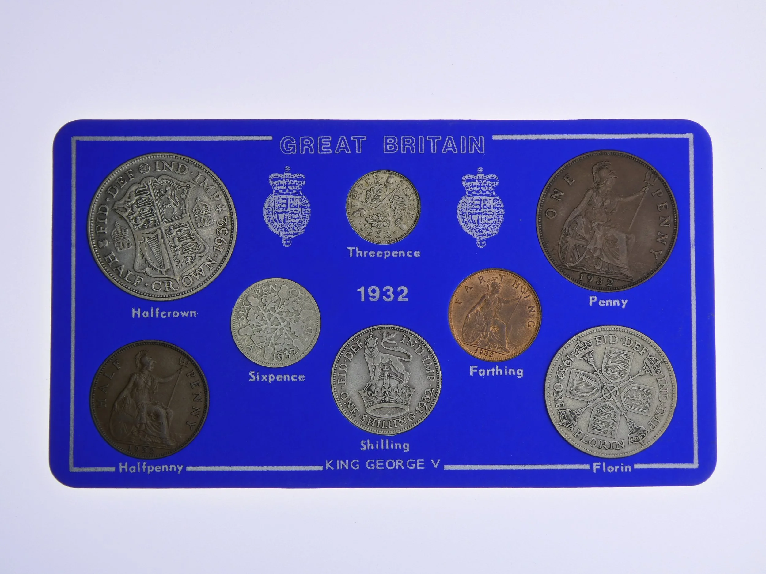 Annual Card Coin Collection 1932 front