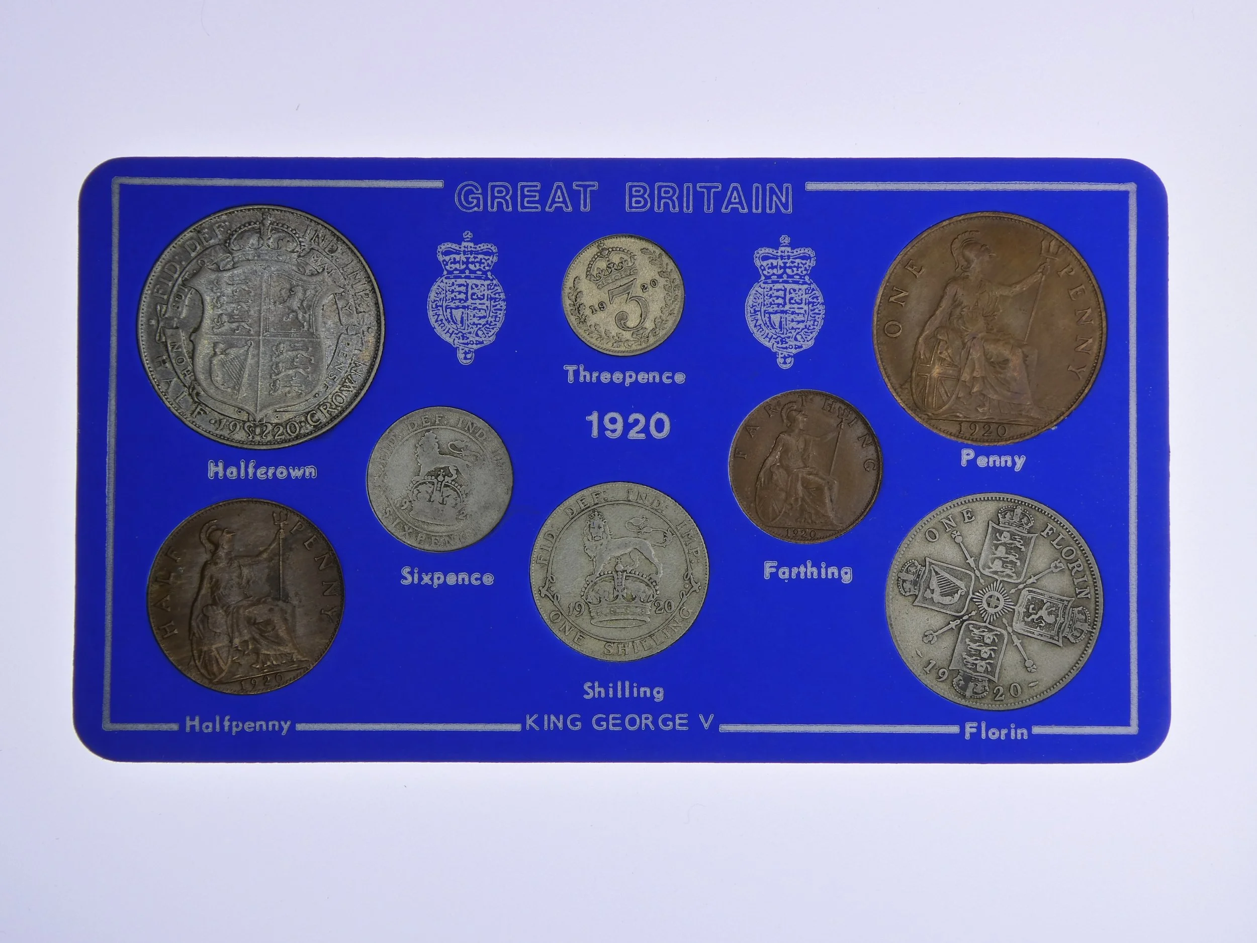Annual Card Coin Collection 1920 front