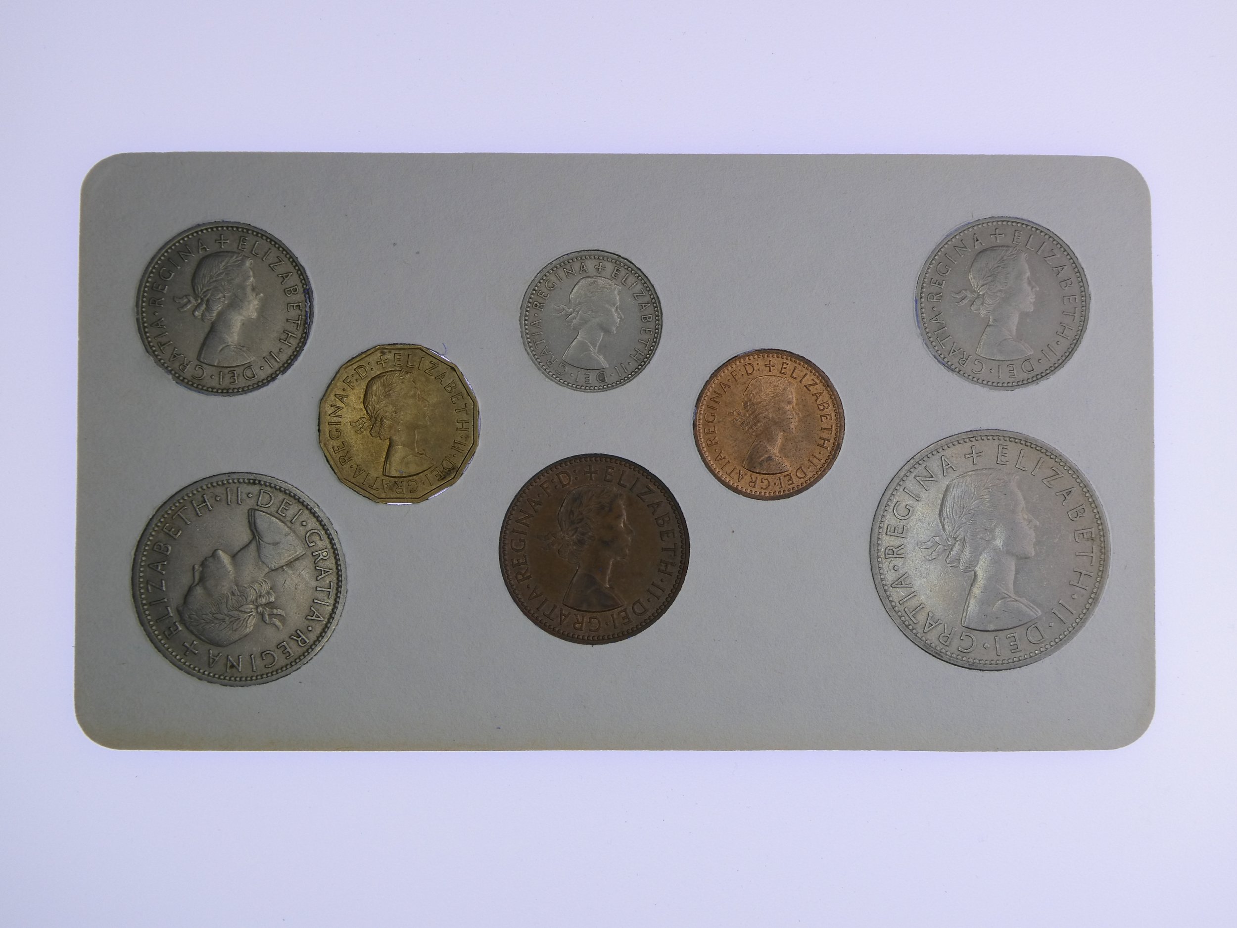 Annual Card Coin Collection 1956 rear