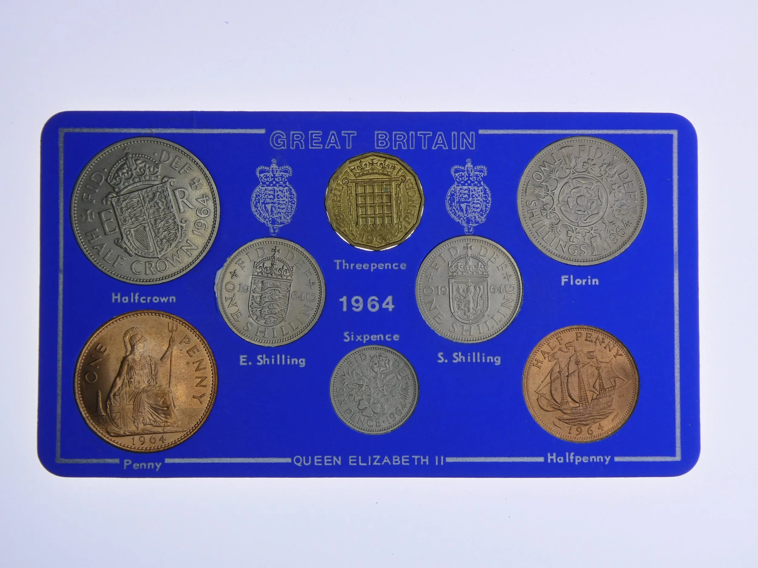 Annual Card Coin Collection 1964 front