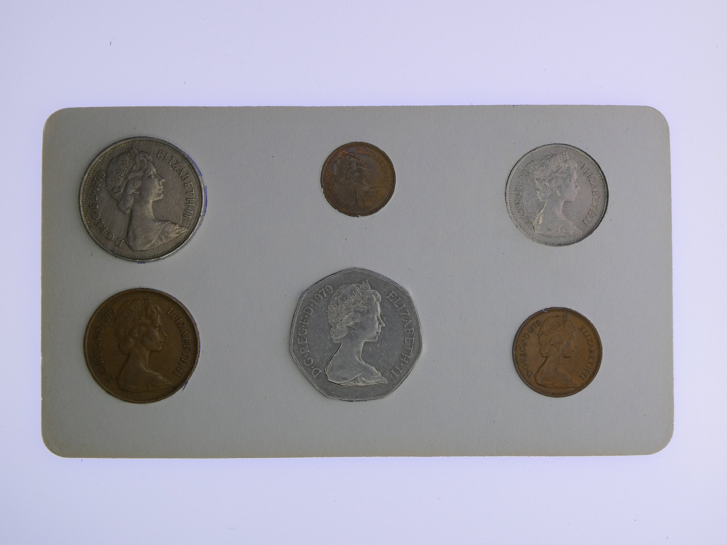 Annual Card Coin Collection 1979 rear