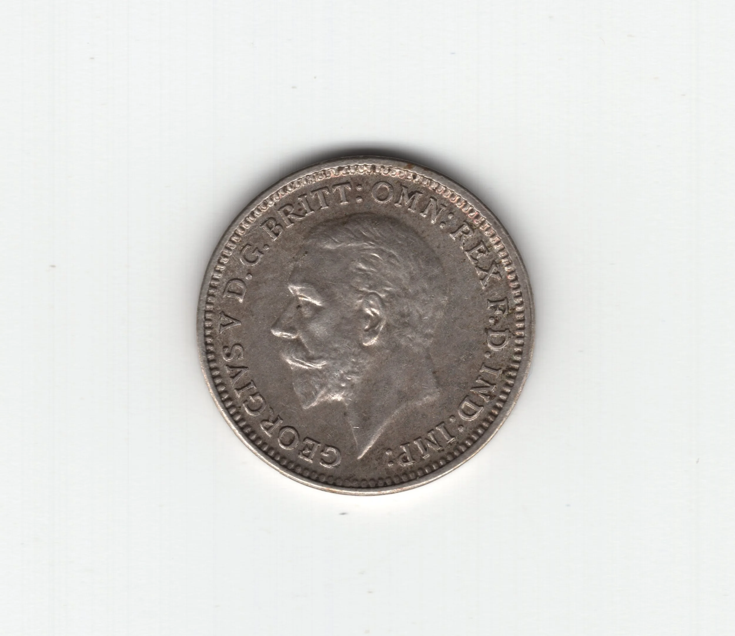 Annual Card Coin Collection 1931 silver threepence