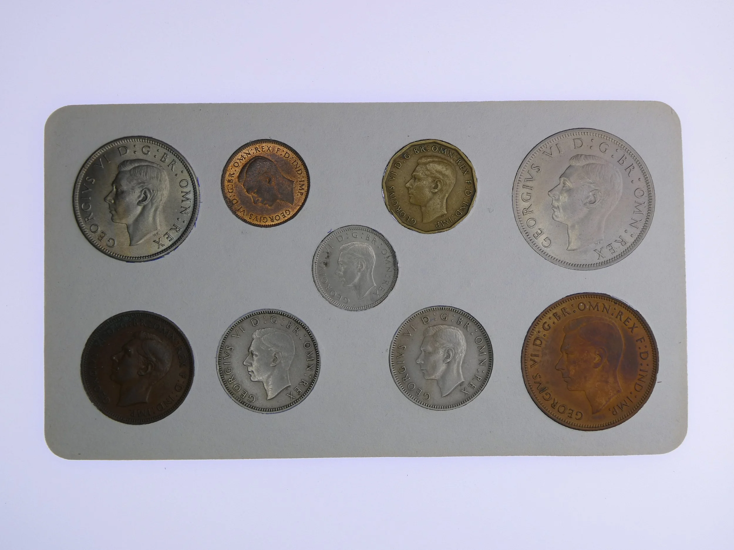 Annual Card Coin Collection 1948 front