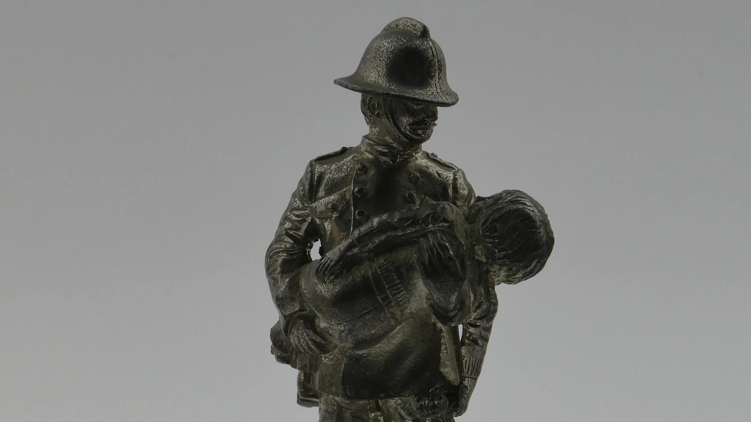 Fireman with child