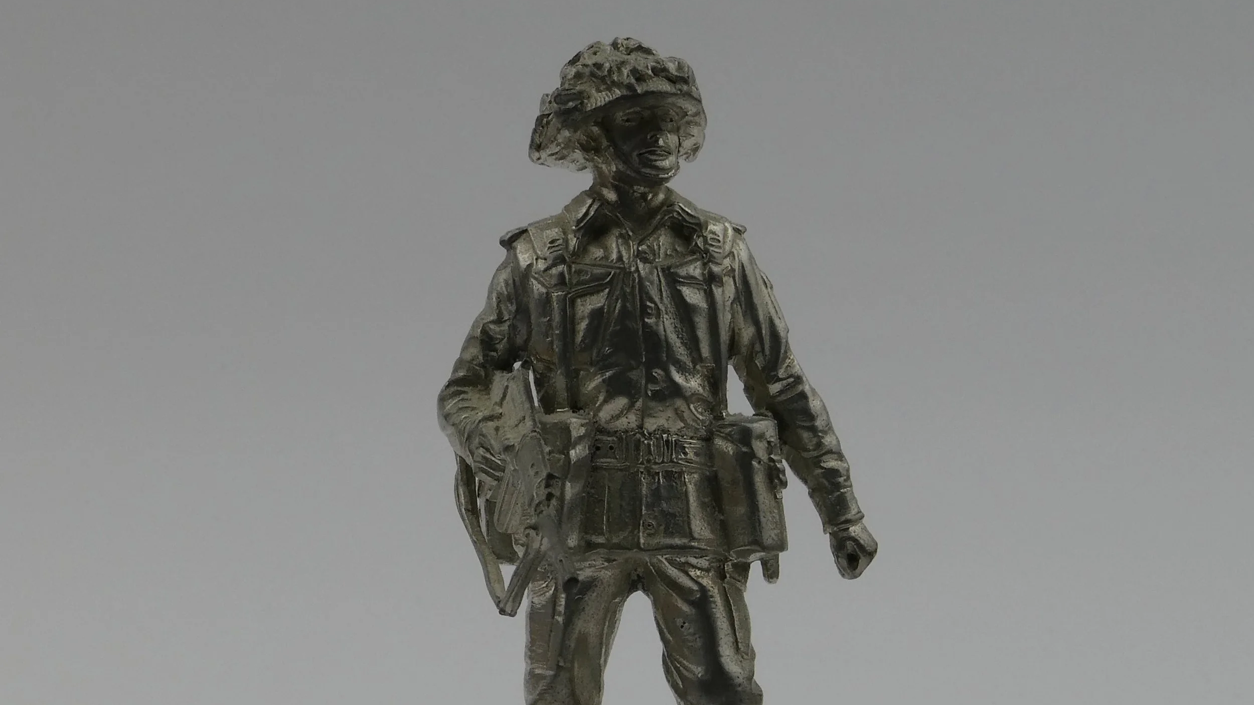 Combat Dress (Camouflaged Helmet)