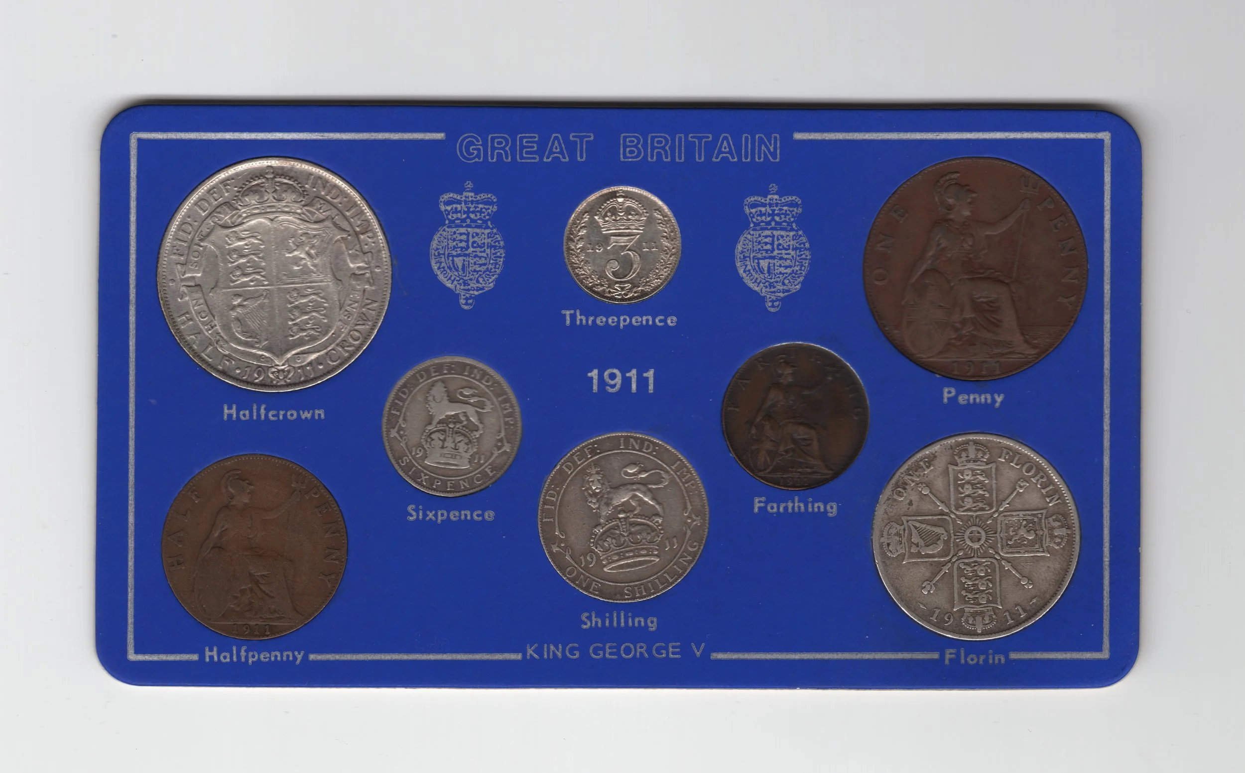 Annual Card Coin Collection 1911 front